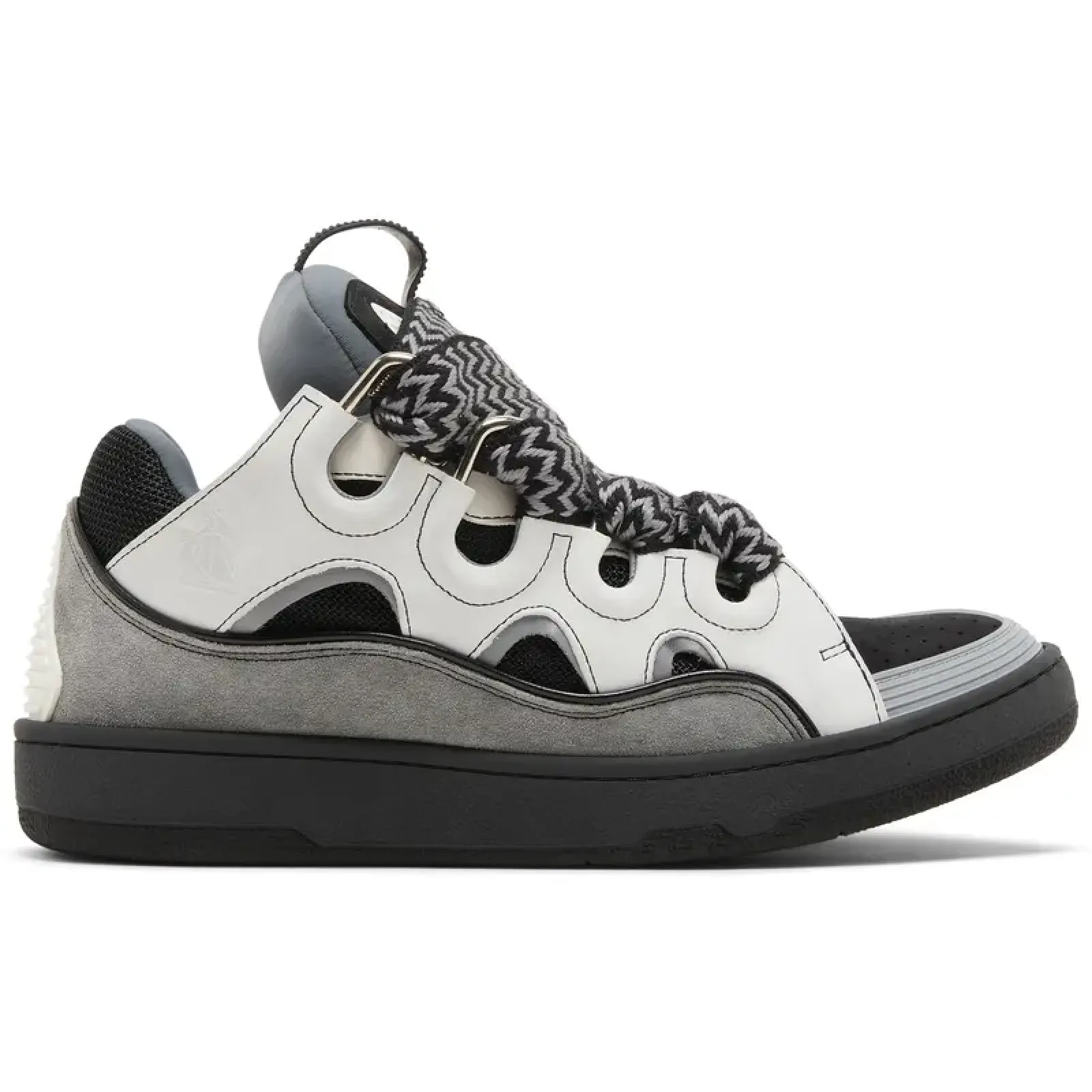Lanvin Curb Sneakers White Anthracite