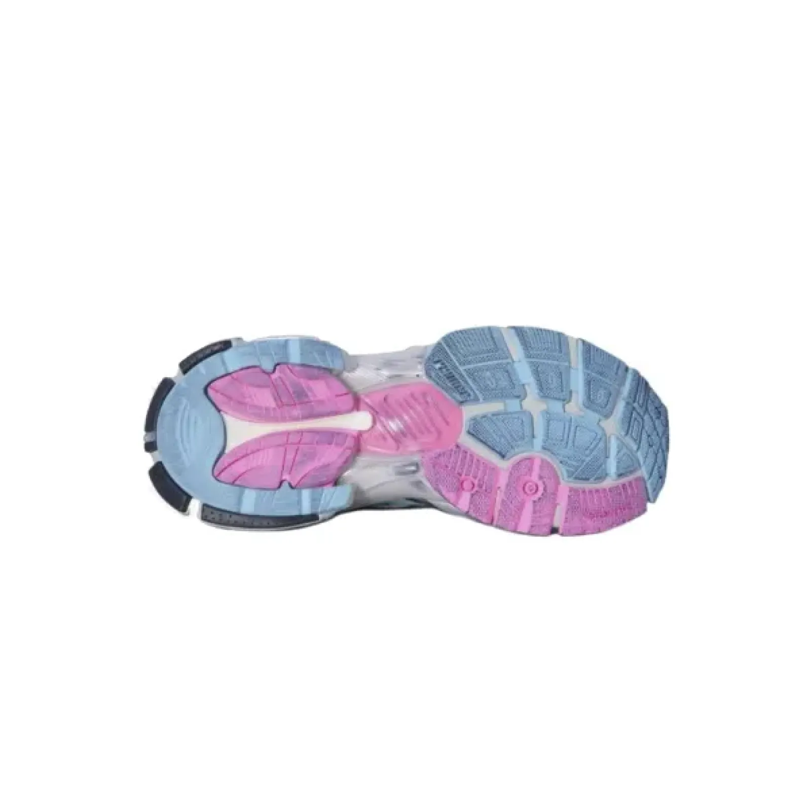 Balenciaga Runner Low Top Sneakers Pink Gray Blue 779064 W3RXP 1045