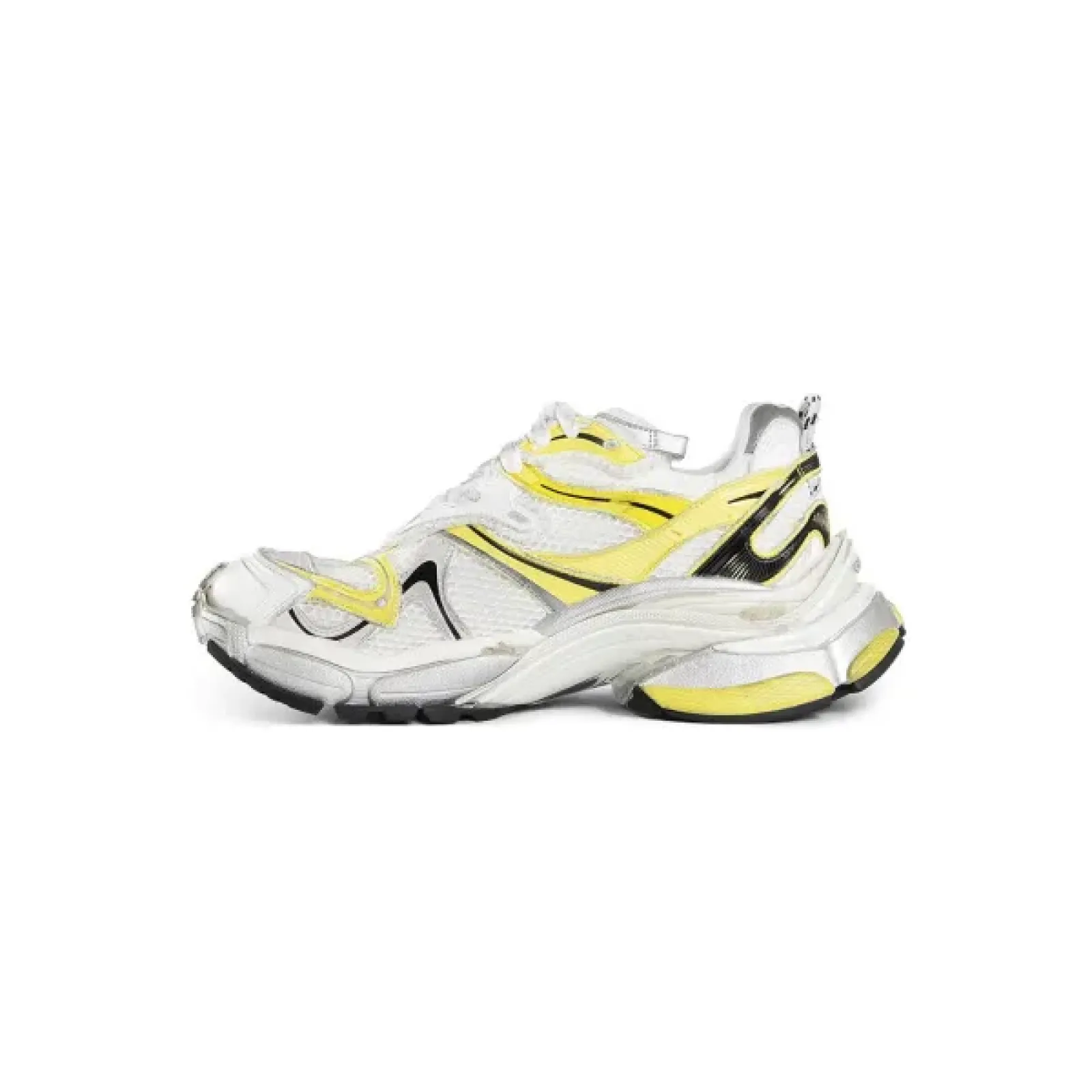 Balenciaga Runner Sneaker White Yellow 779066 W3RXP 9710
