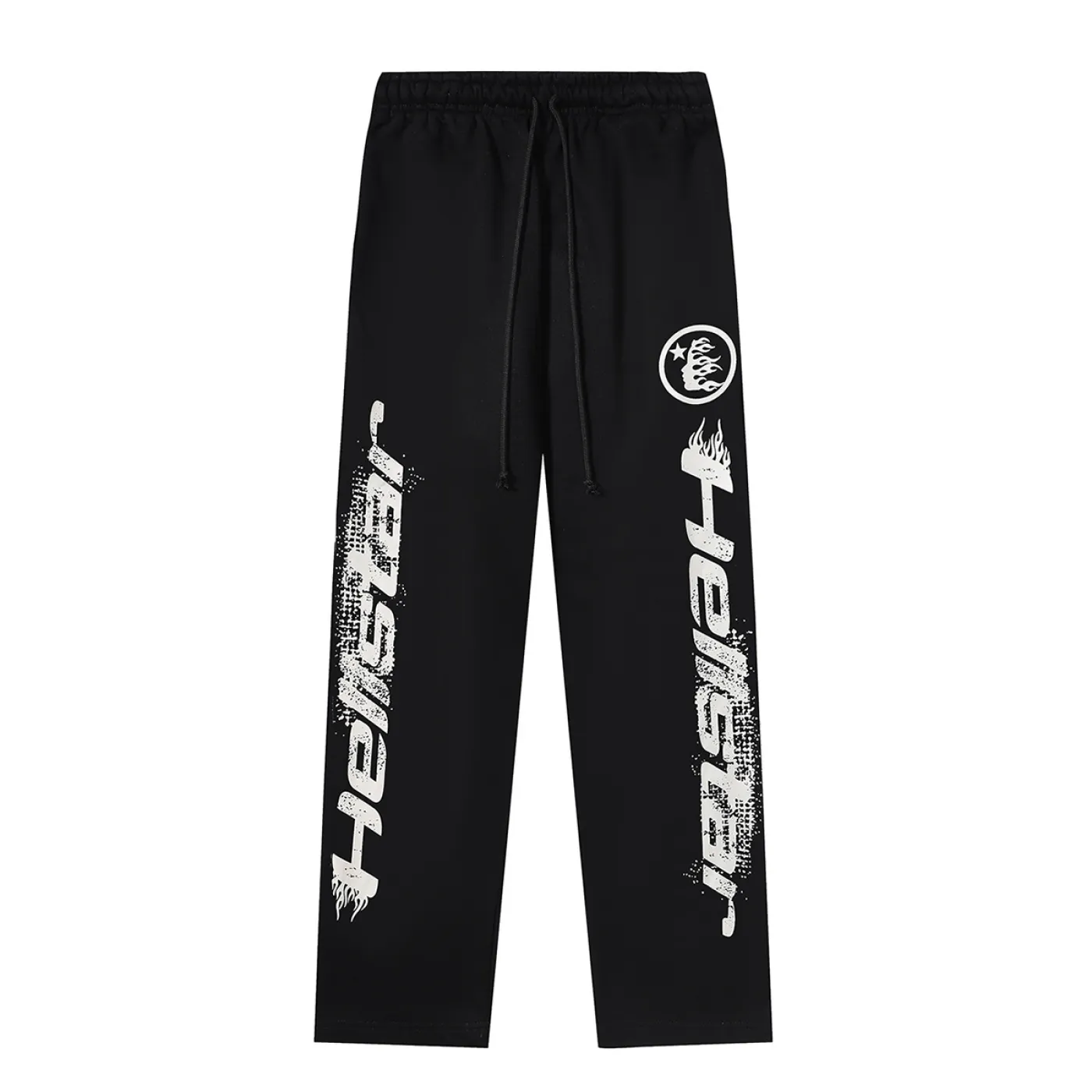 Hellstar Sweatpants Black Yellow/Gray/Black White