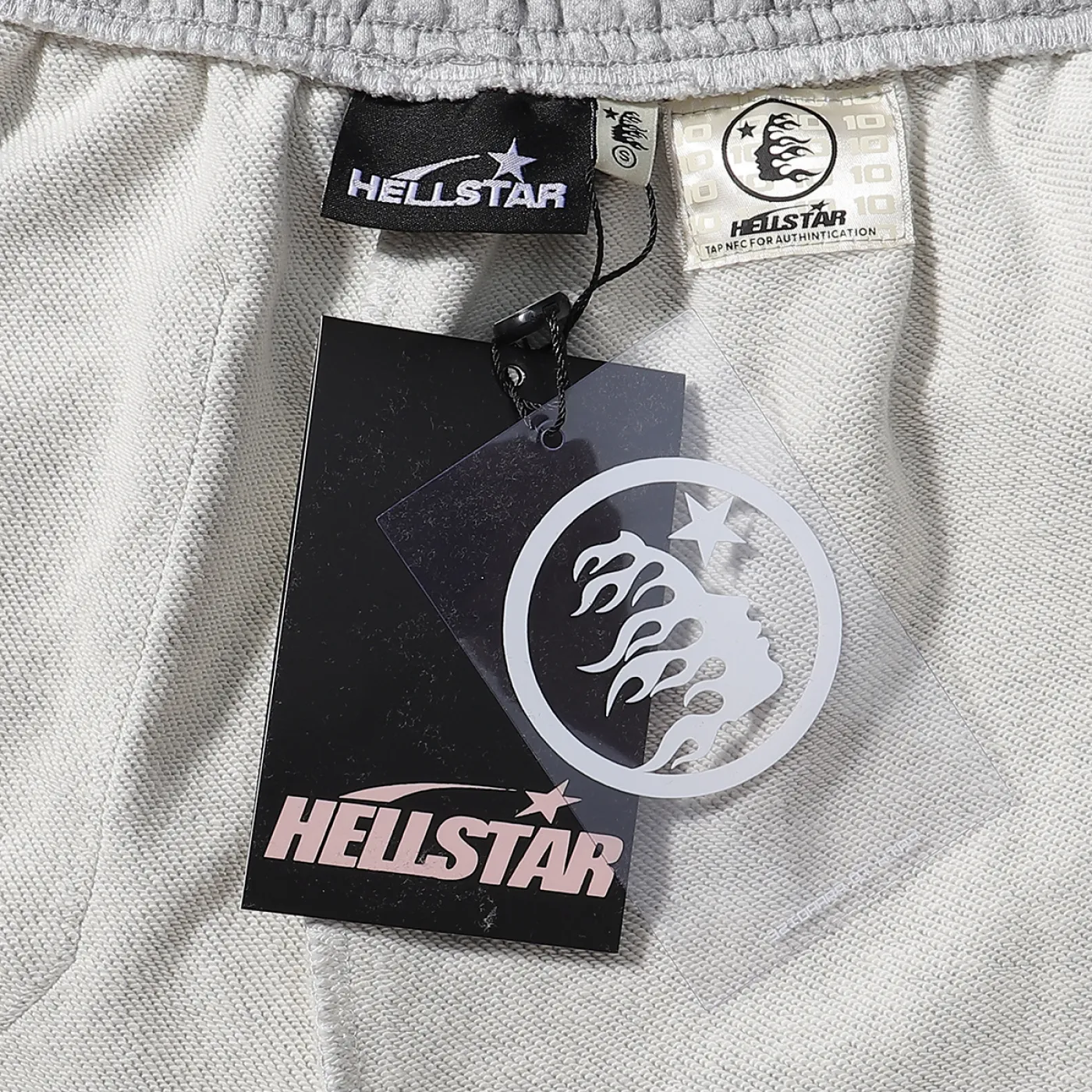 Hellstar Sweatpants Black Yellow/Gray/Black White