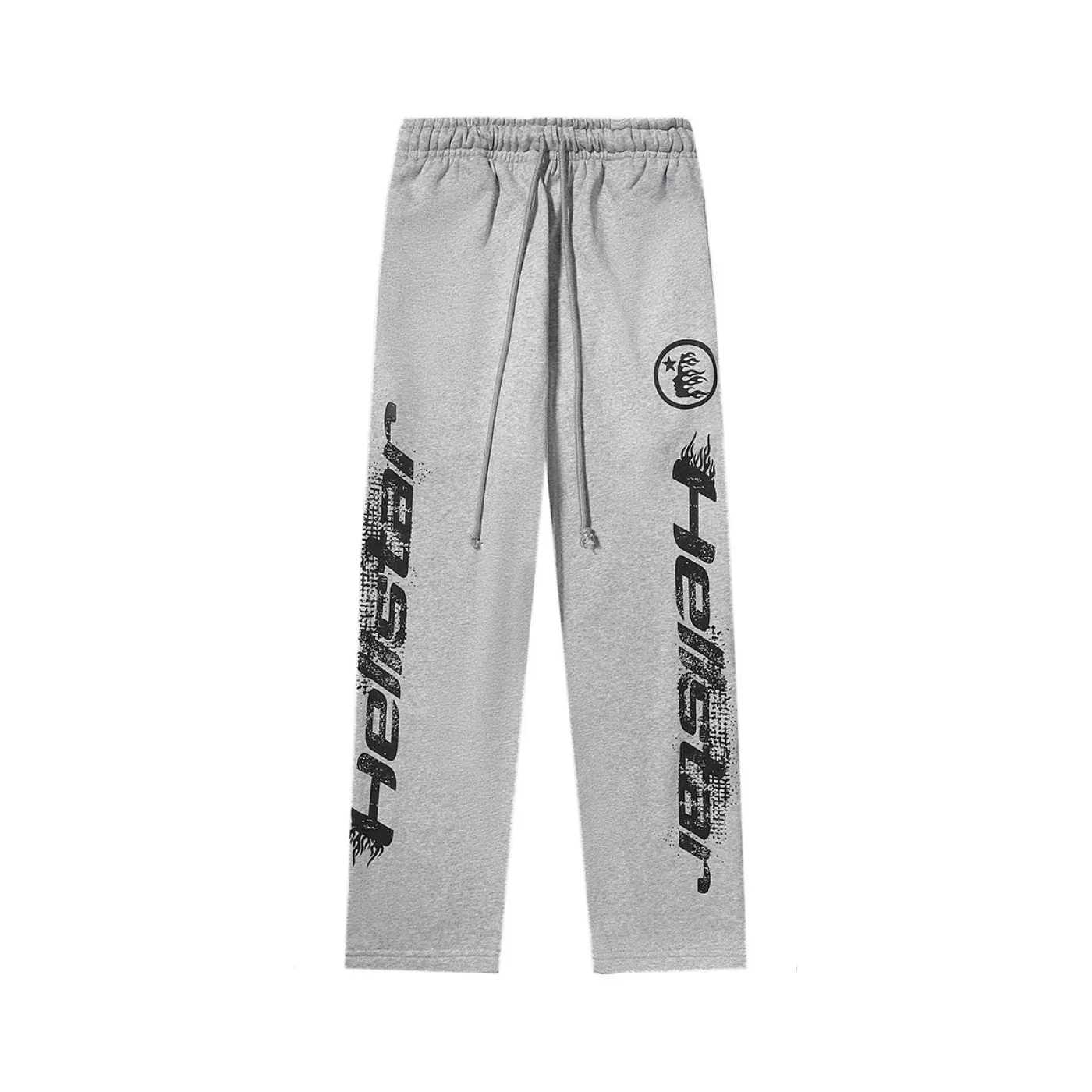 Hellstar Sweatpants Black Yellow/Gray/Black White