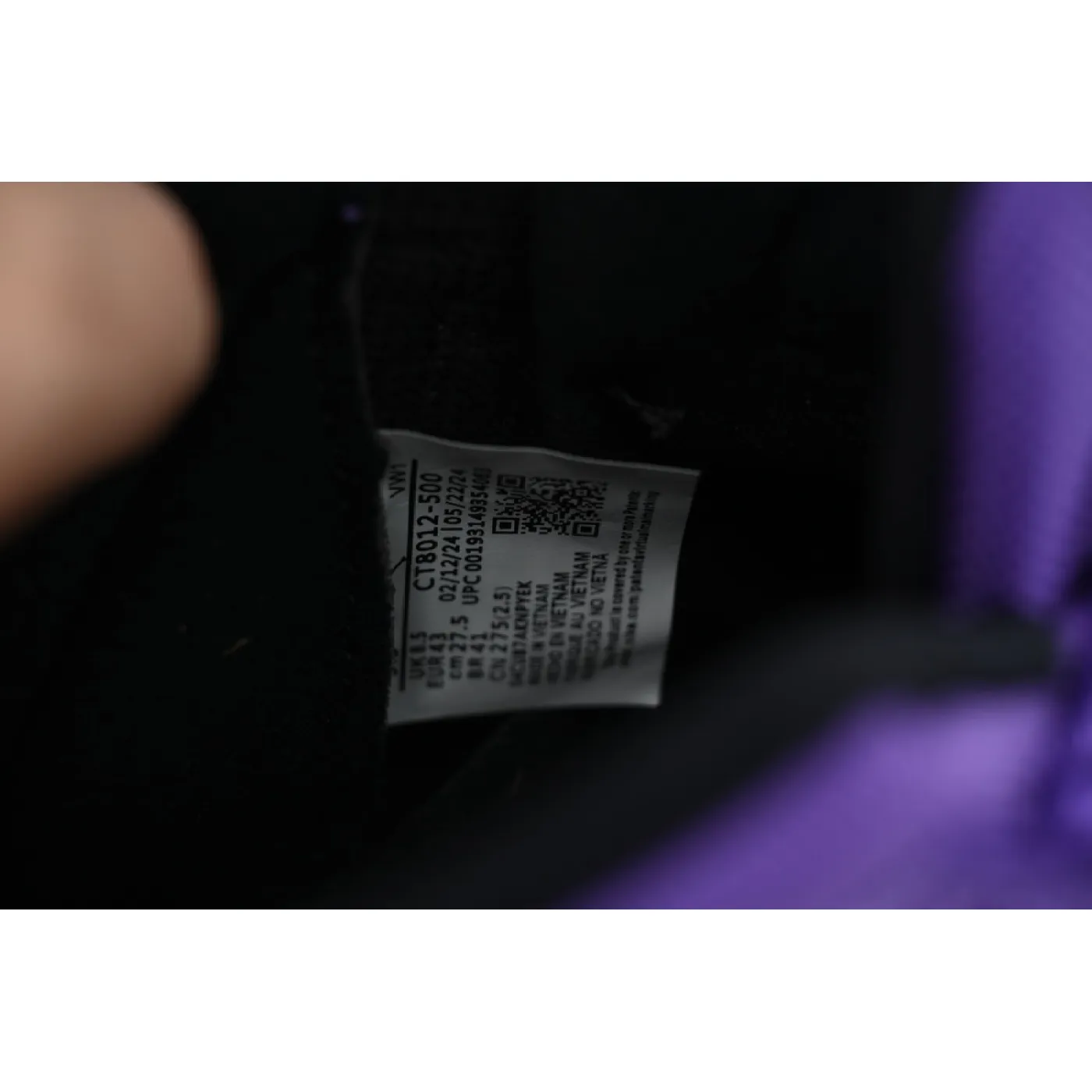 Air Jordan 11 Retro Evil Purple CT8012-500