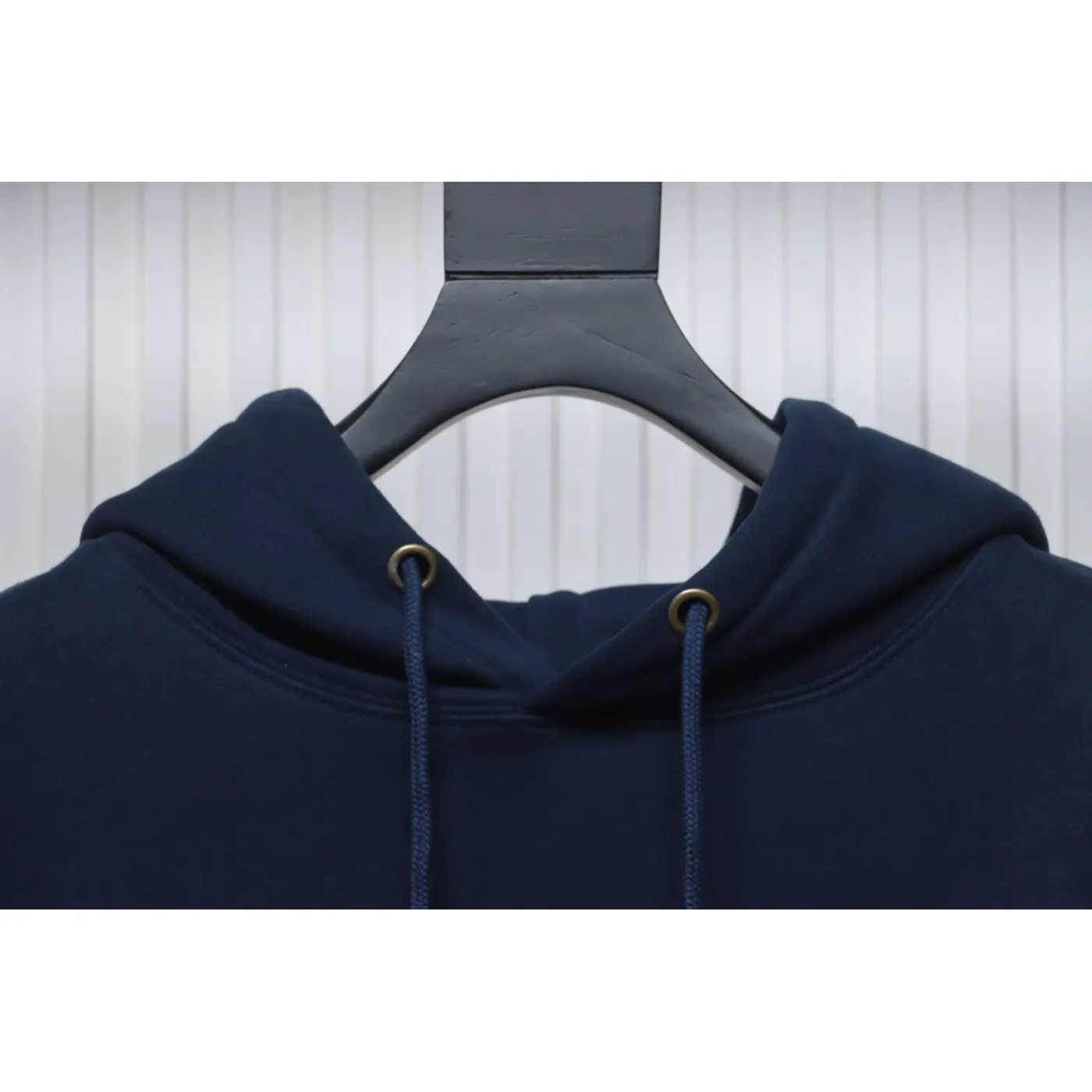 Gallery Dept. Splatter Letter Hoodie Dark Blue