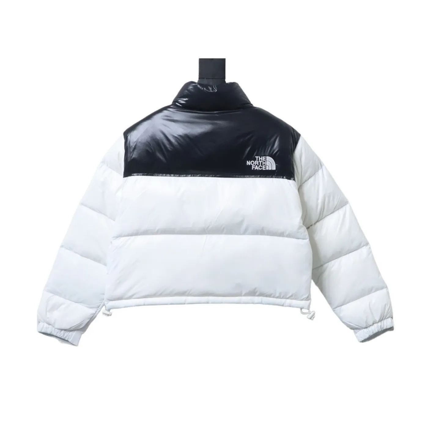 The North Face Nuptse 700 Short Jacket White Black