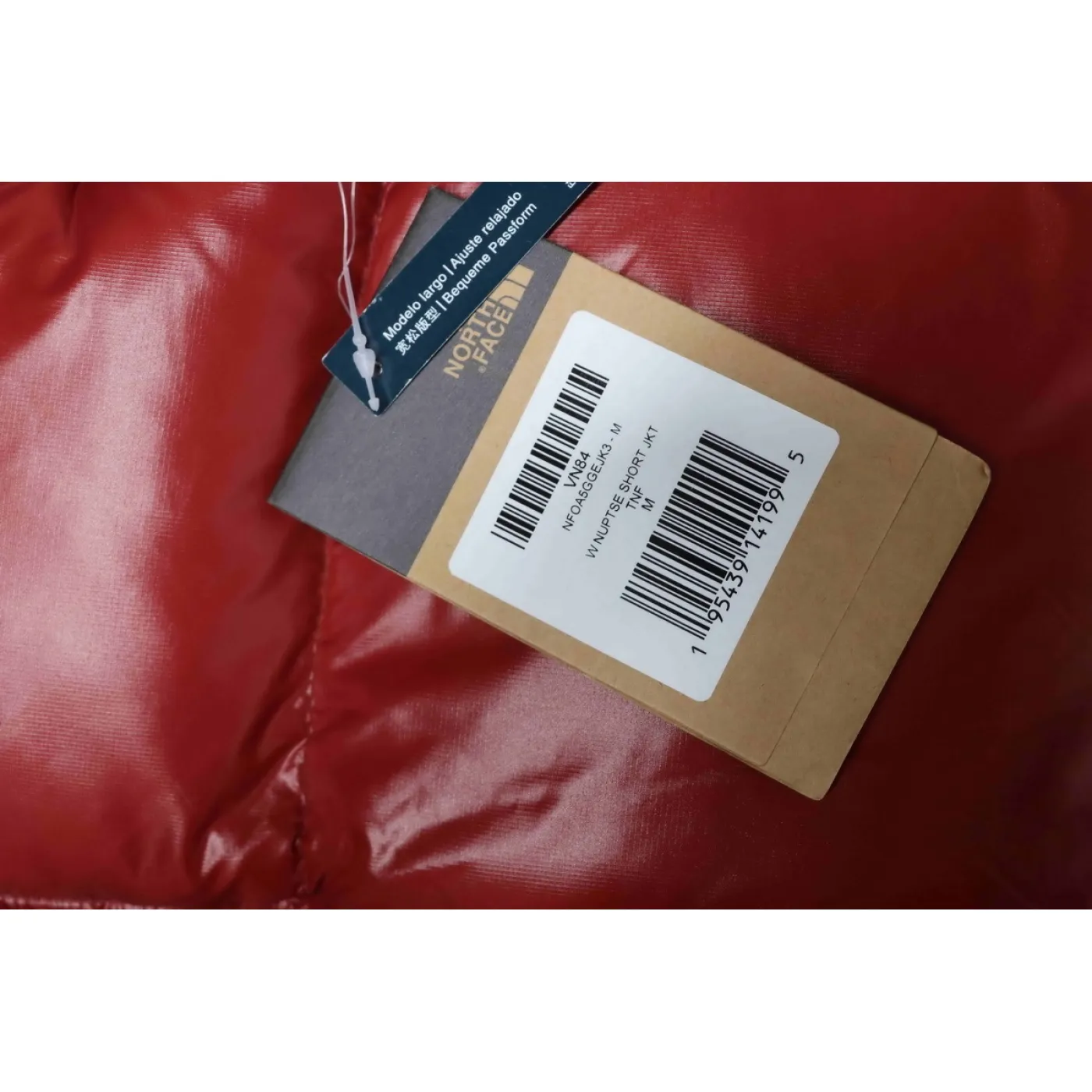 The North Face Nuptse 700 Short Jacket Glossy Red