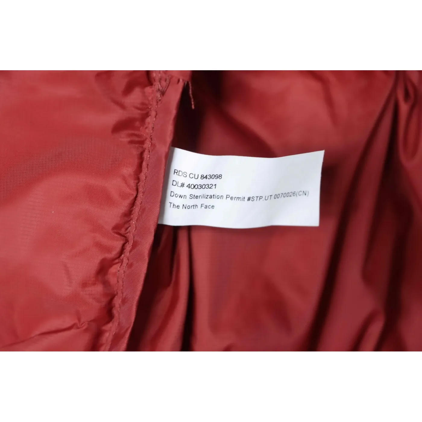 The North Face Nuptse 700 Short Jacket Glossy Red