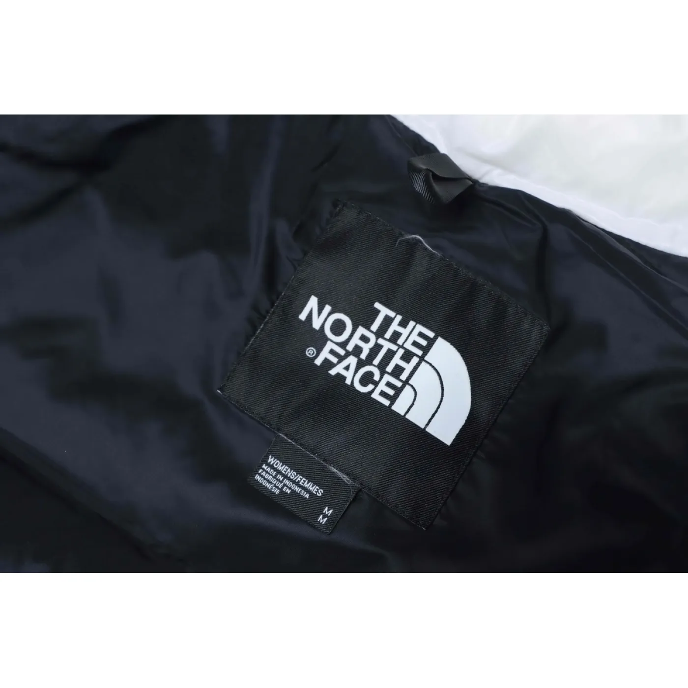 The North Face Nuptse 700 Short Jacket White Black