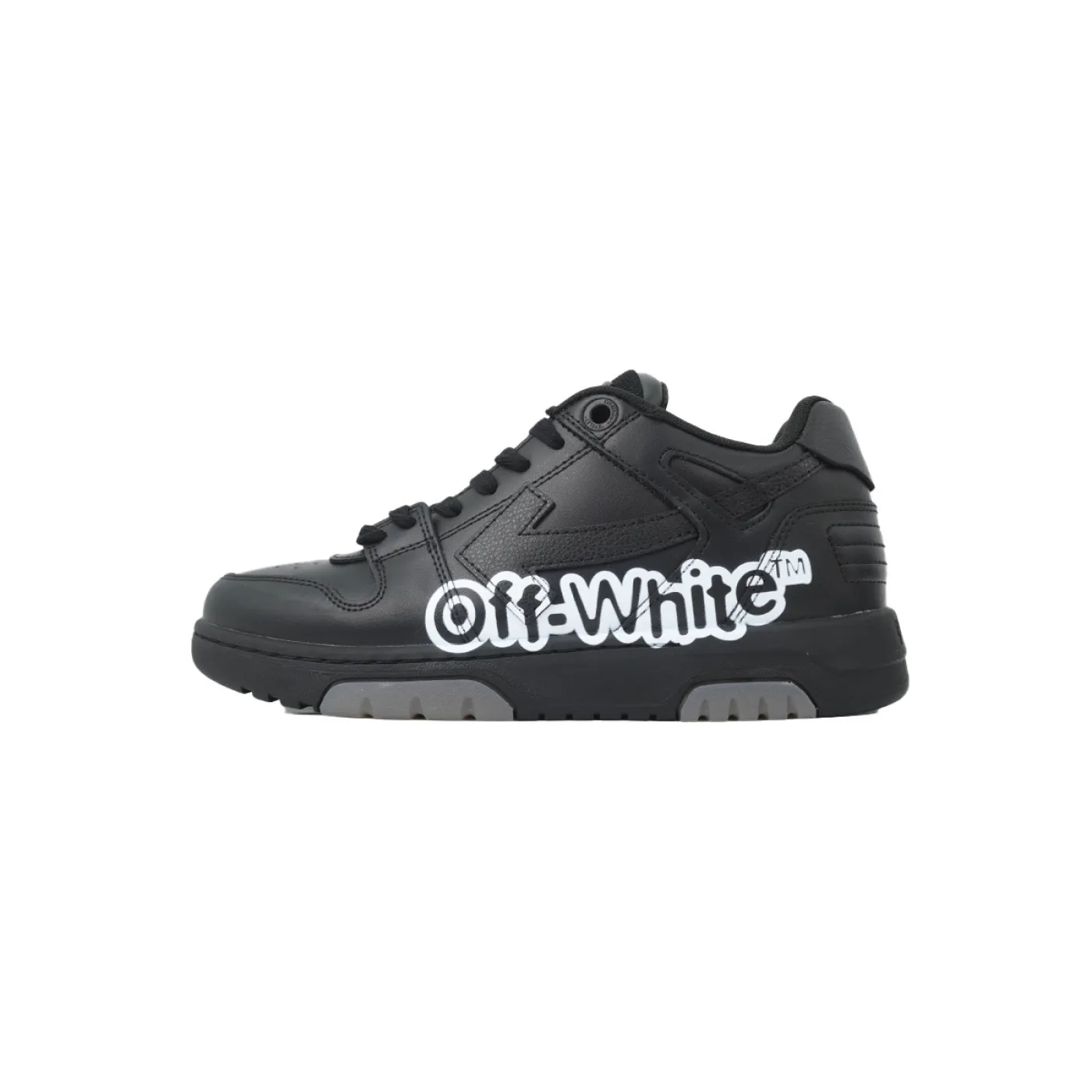 Off-White Out Of Office Black Print OMIA189S 22LEA004 1001