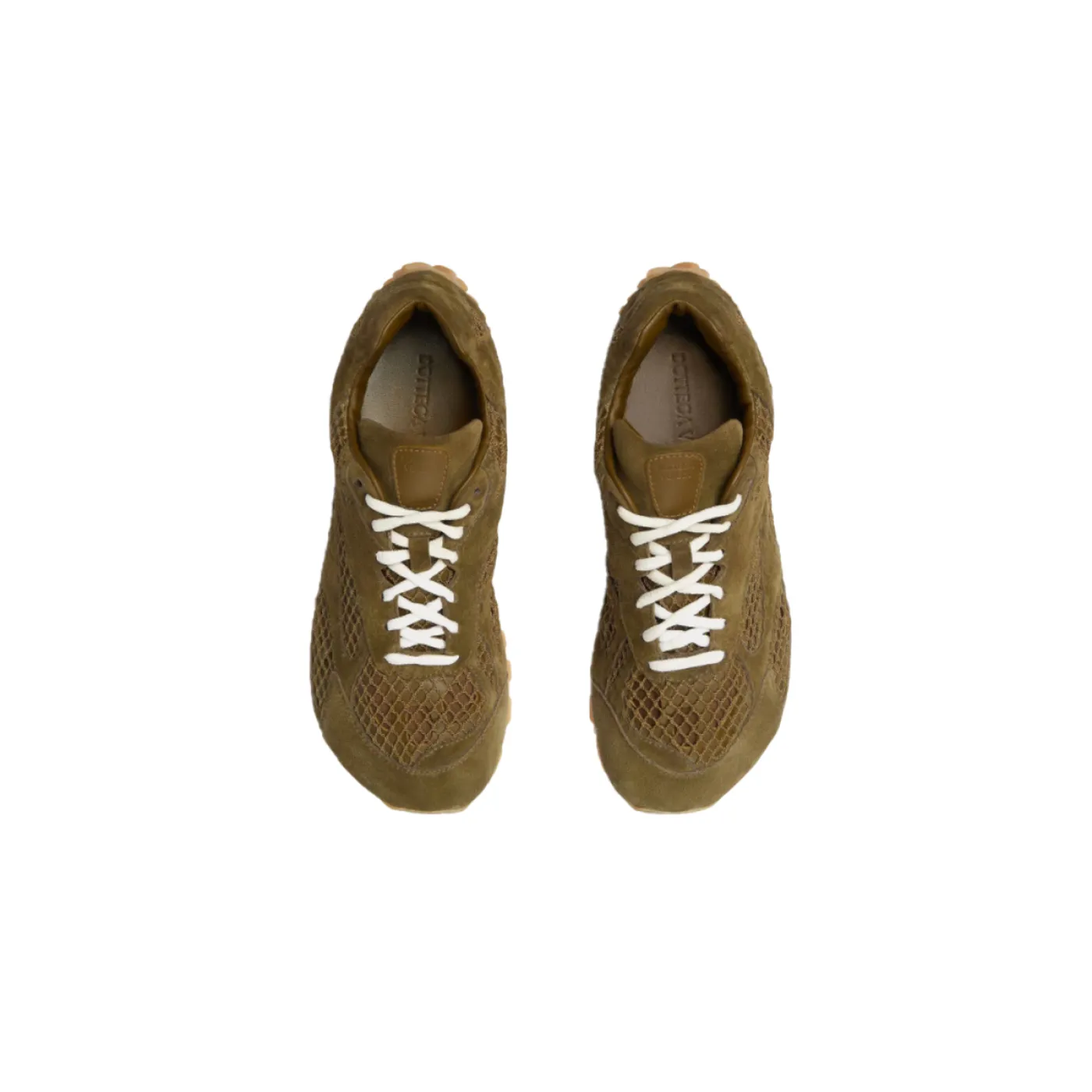 Bottega Veneta Orbit Sneakers Military Green Brown