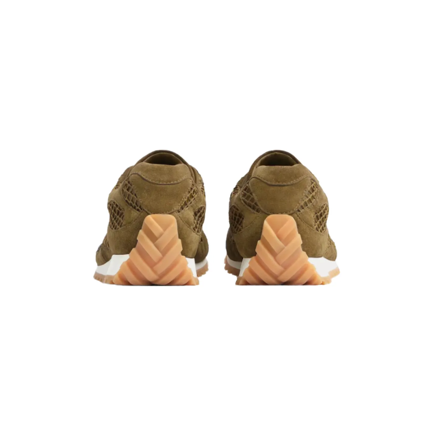 Bottega Veneta Orbit Sneakers Military Green Brown