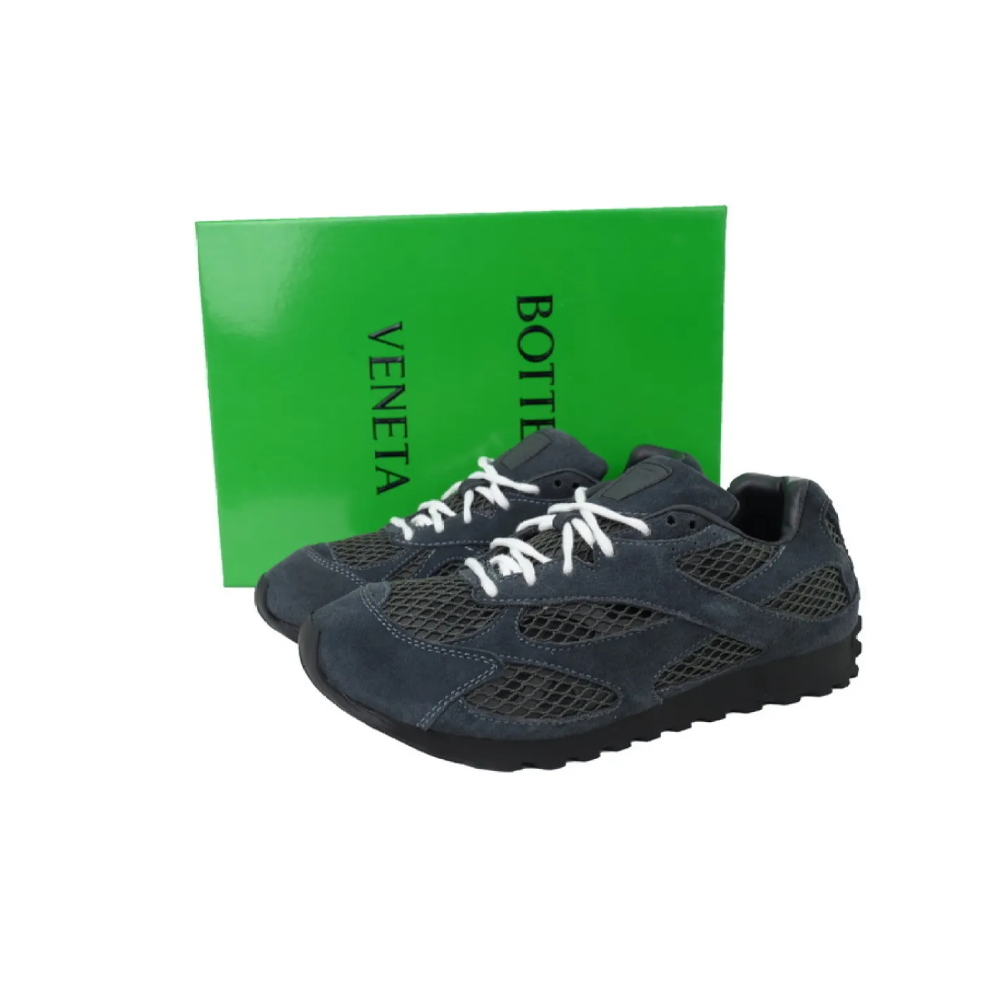 Bottega Veneta Orbit Sneakers Black Gray