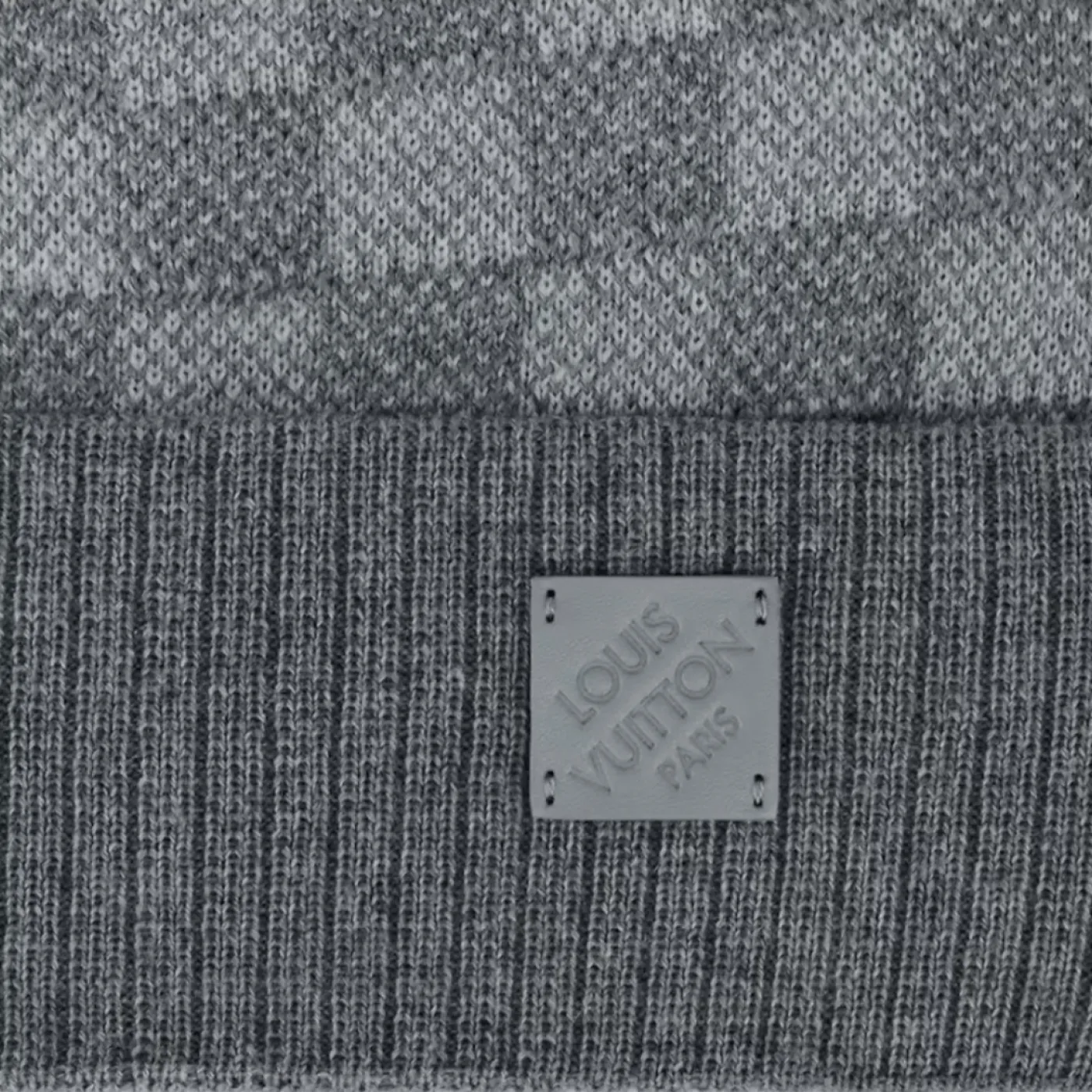 L0U1S VU1TT0N Neo Petit Damier Beanie Grey