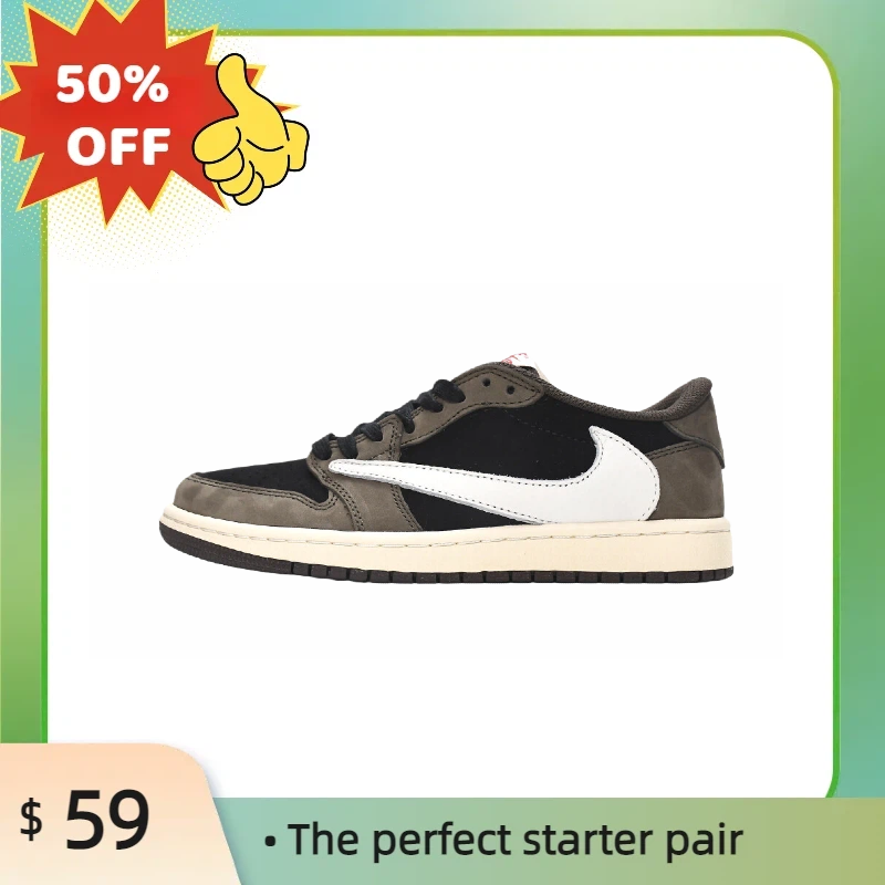 Travis Scott x Air Jordan 1 Low Mocha CQ4277-001