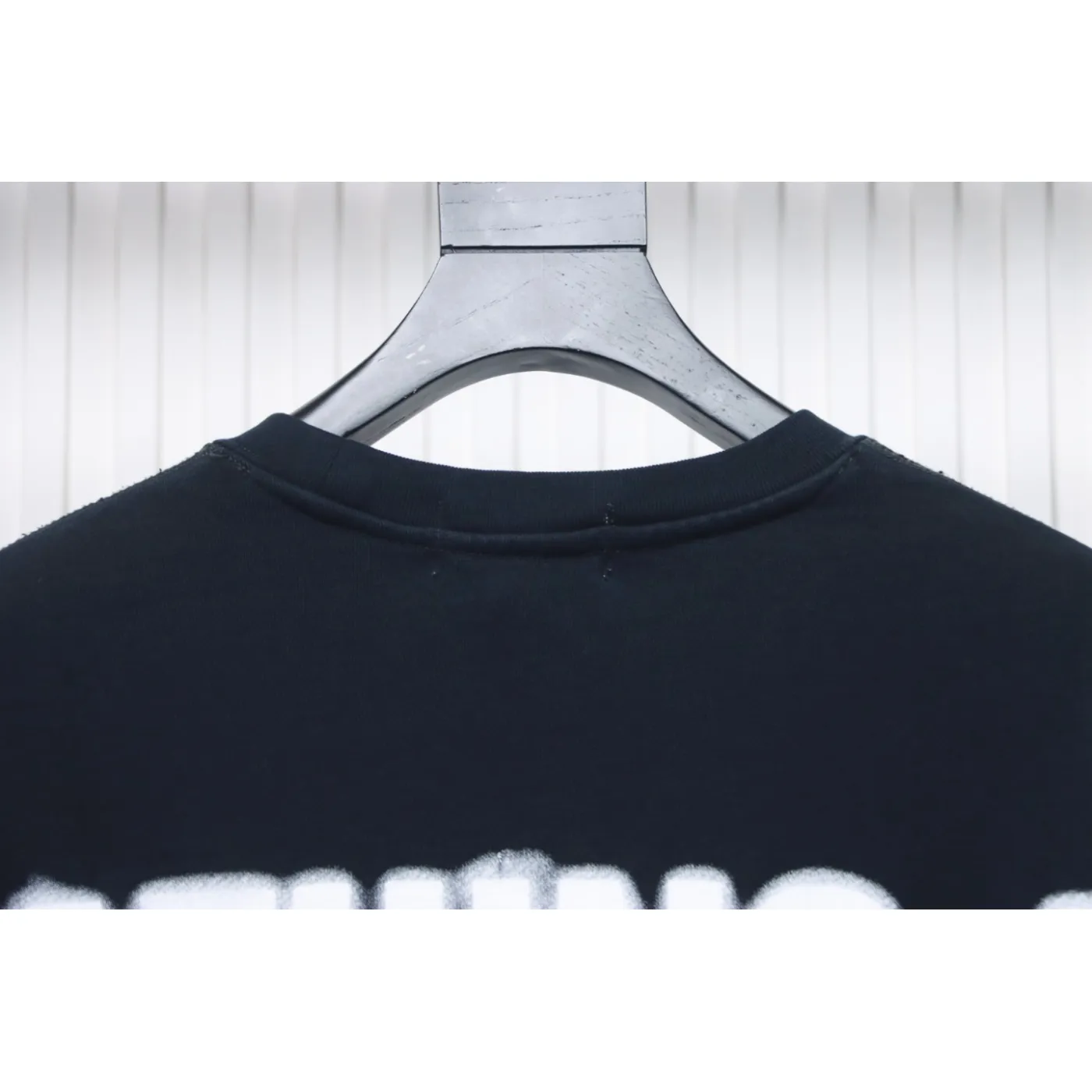 Bape Back Logo Lettering Ape Head Print Sweatshirt Black White