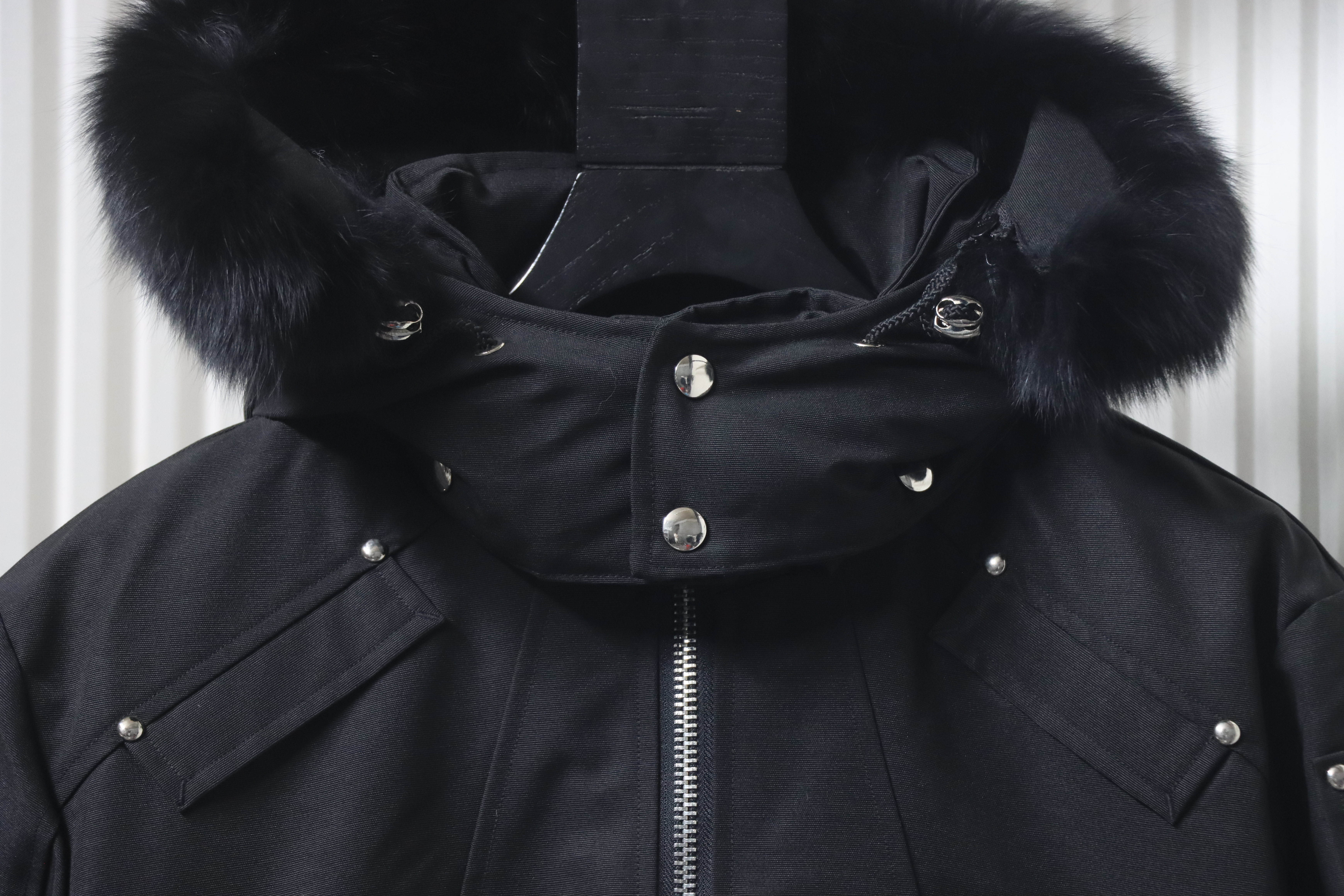 Moose Knuckles ORIGINAL 3Q FUR Black Down Jacket Coat