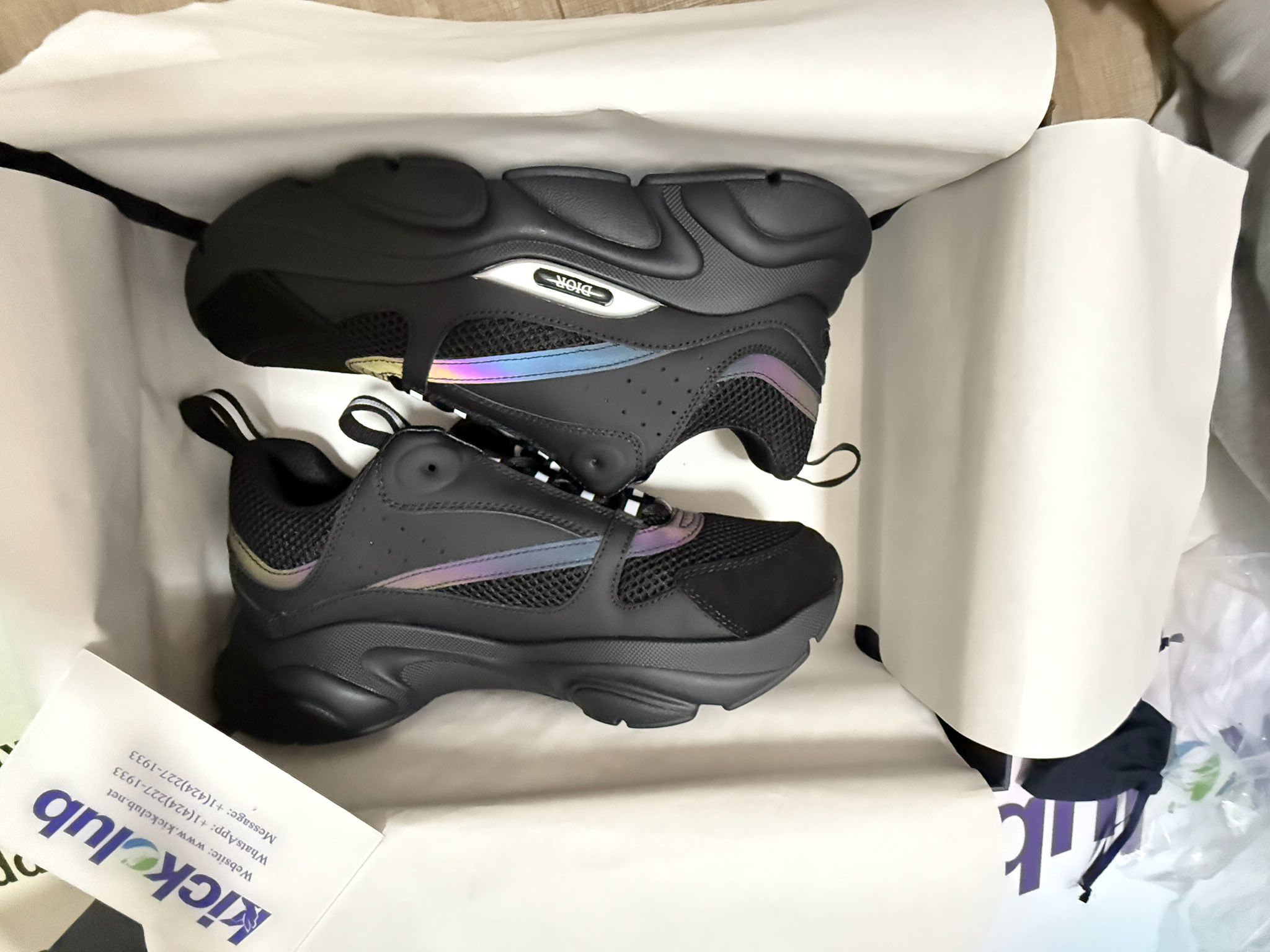 Dior B22 Reflective Black 3SN23YIX_H963