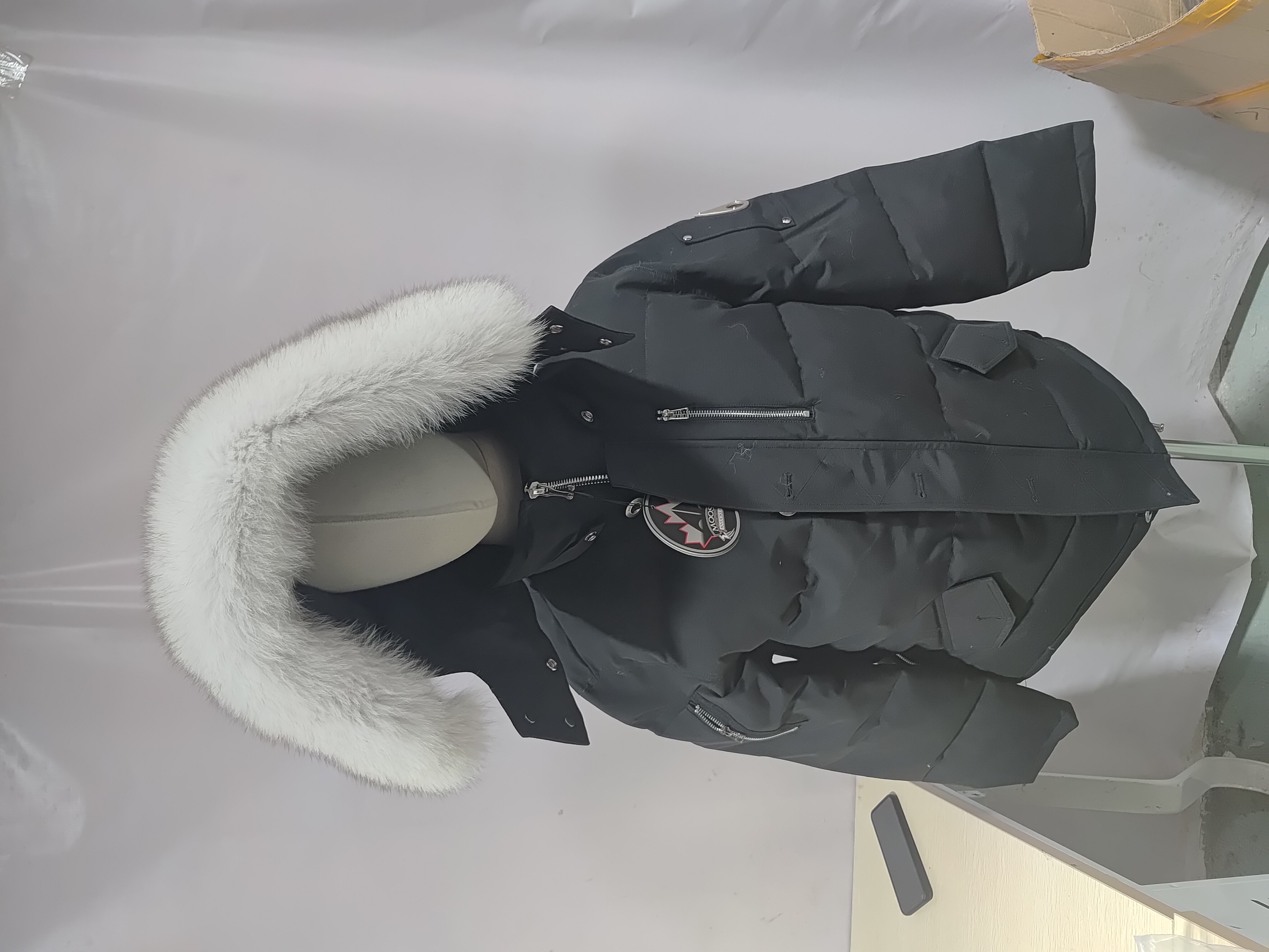 Moose Knuckles Men's Shearling 3Q Jacket Black