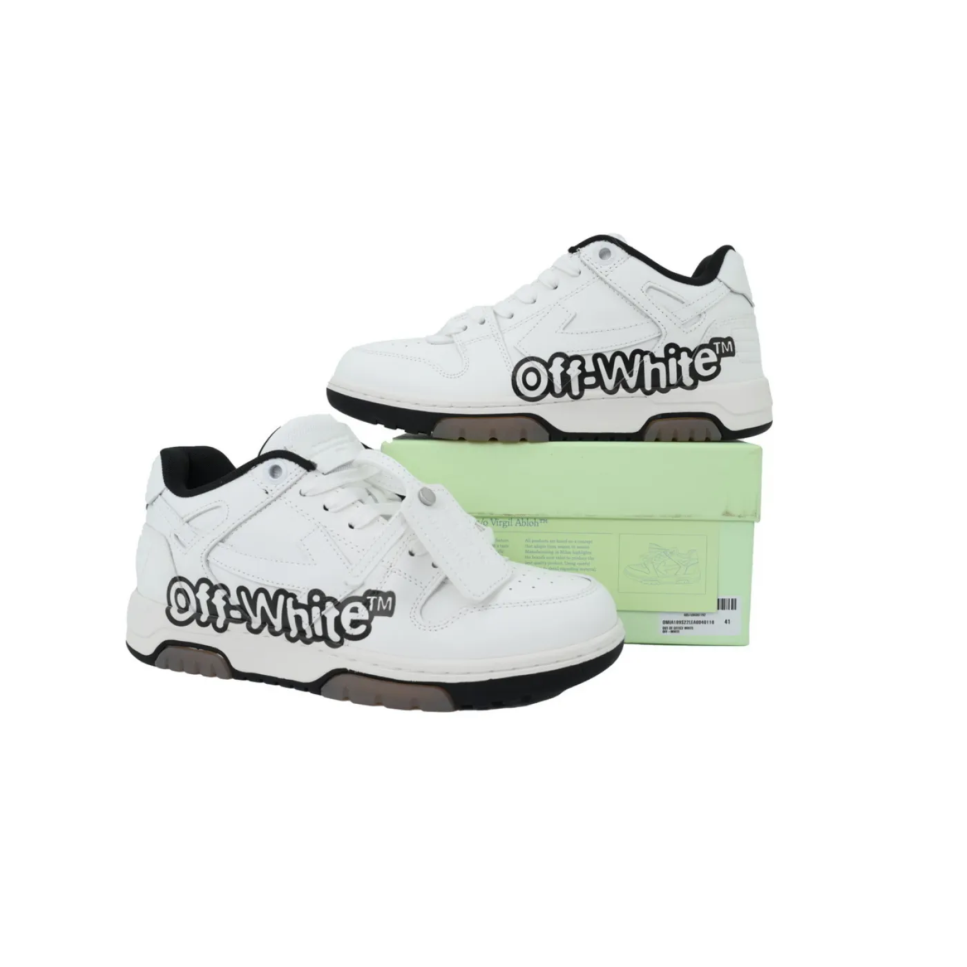 Off-White Out Of Office White Print OMIA189S 22LEA004 0110