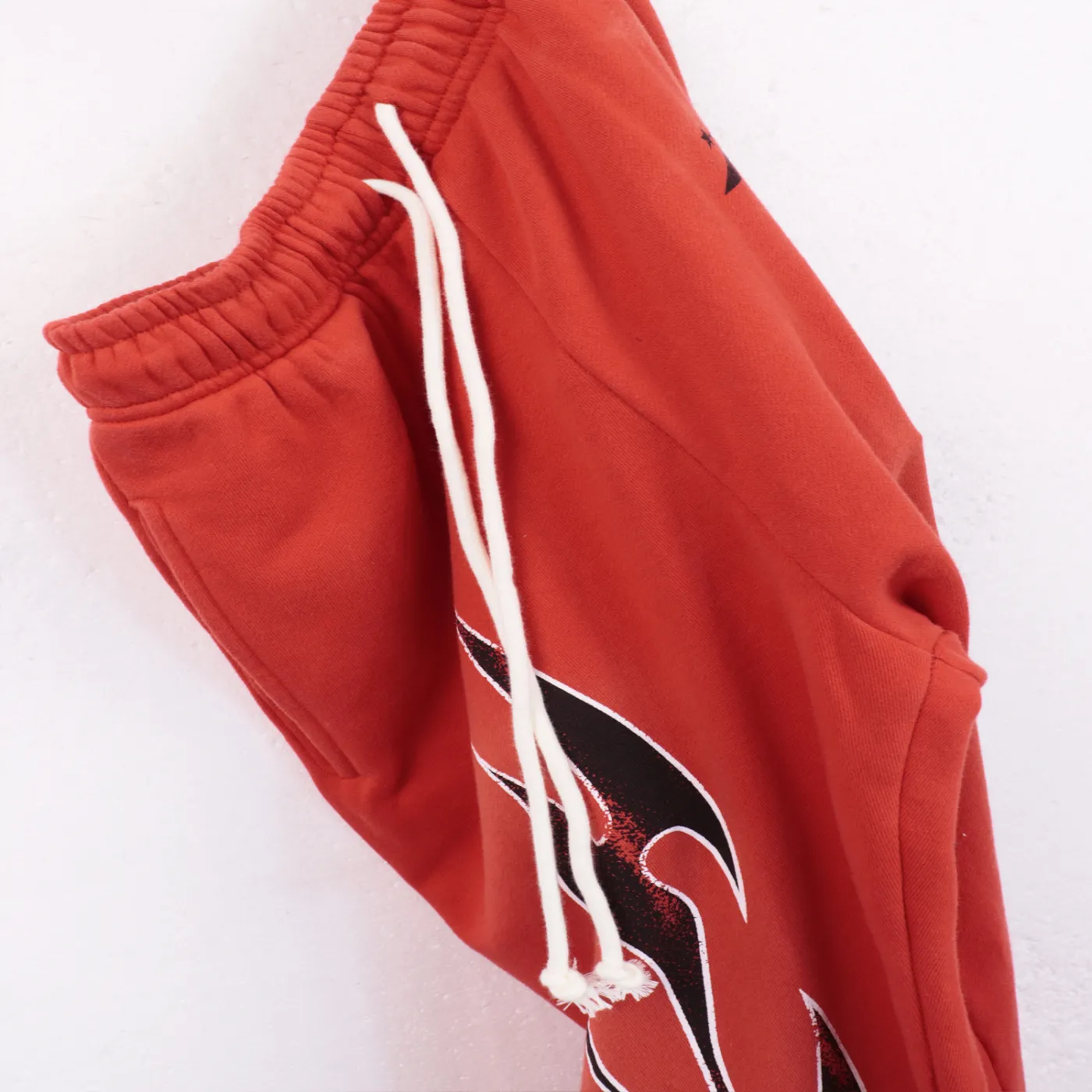 Hellstar Halloween Skeleton Airbrushed Hoodie + Sweatpants Set Red