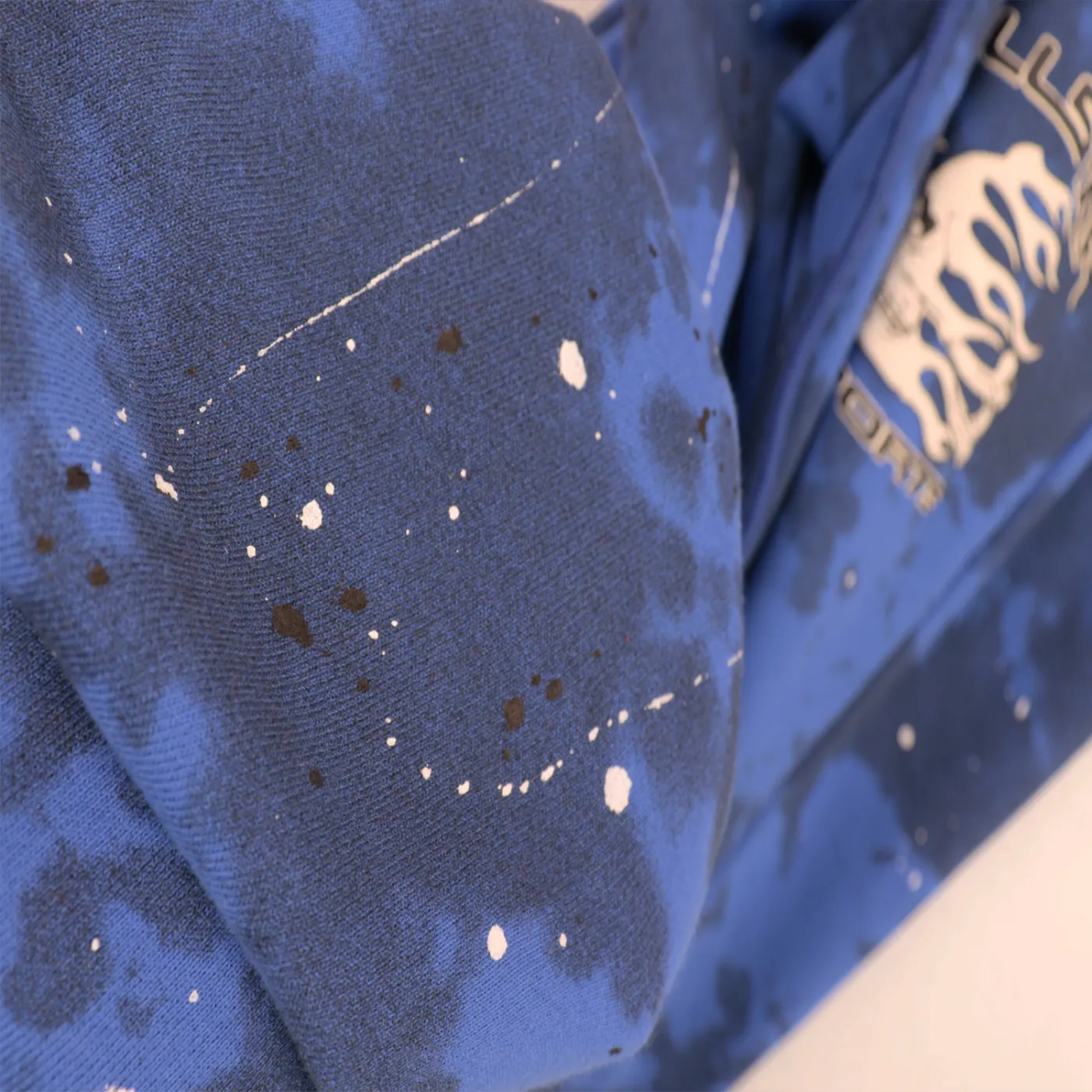 Hellstar Sports Tie-Dye Skull Hoodie + Sweatpants Set Blue