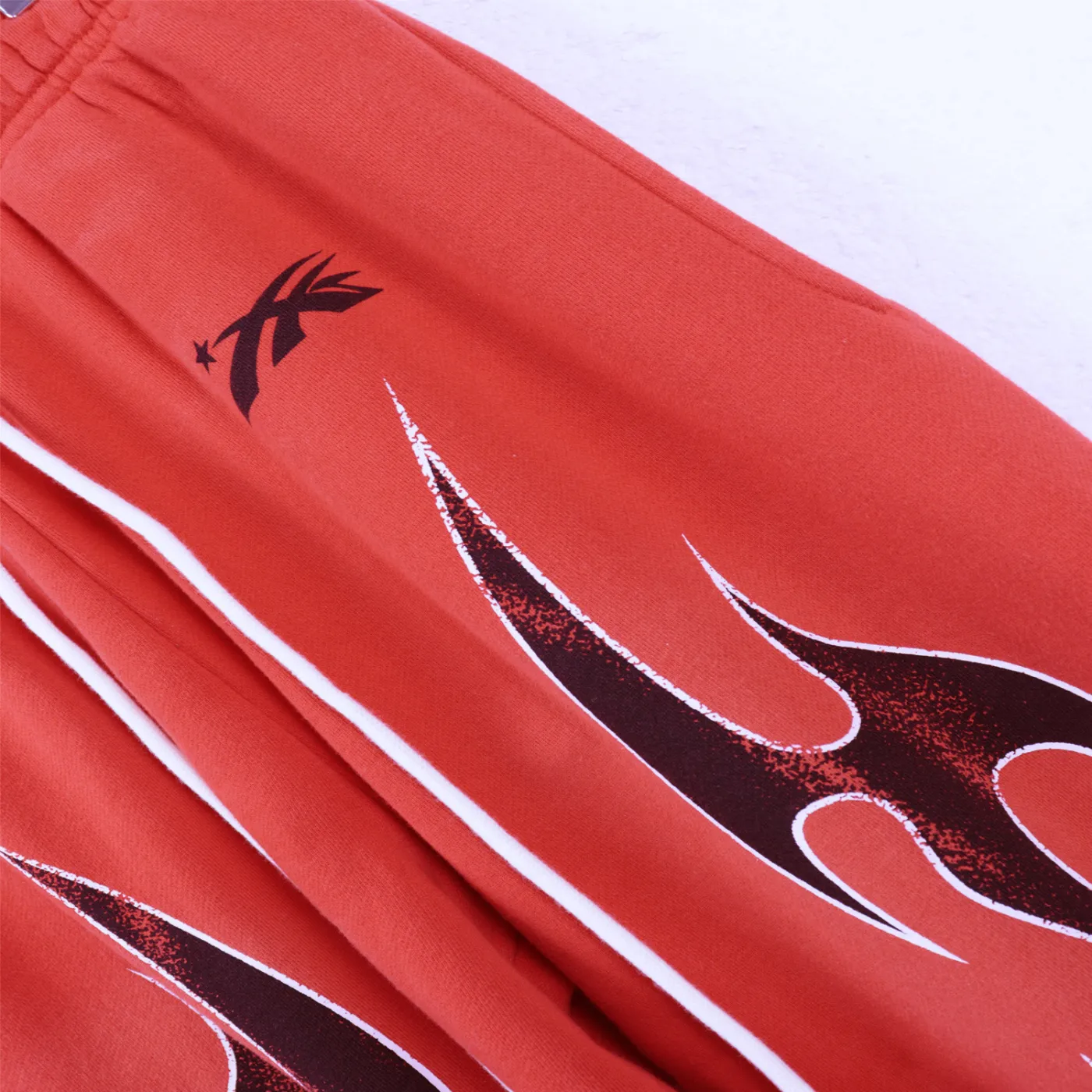 Hellstar Halloween Skeleton Airbrushed Hoodie + Sweatpants Set Red