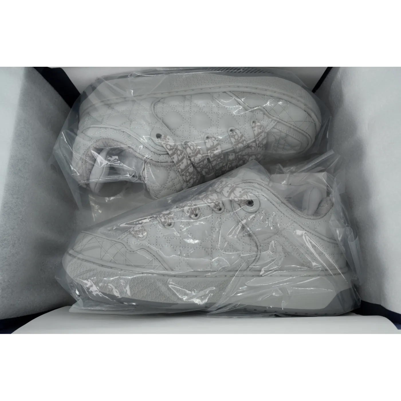 Dior B9S Skater ERL Kumo Cannage Satin Grey