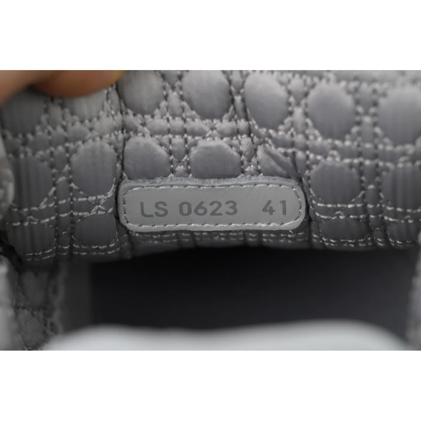 Dior B9S Skater ERL Kumo Cannage Satin Grey