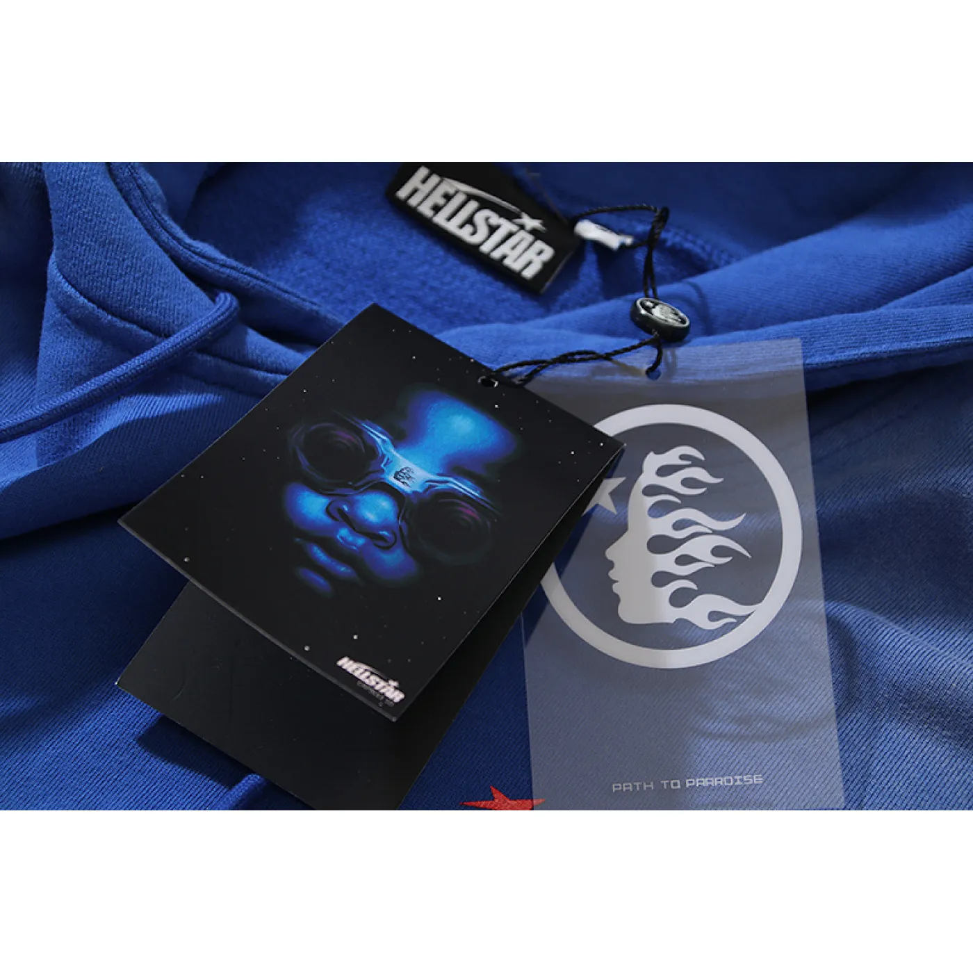 Hellstar Hoodies Blue/Black