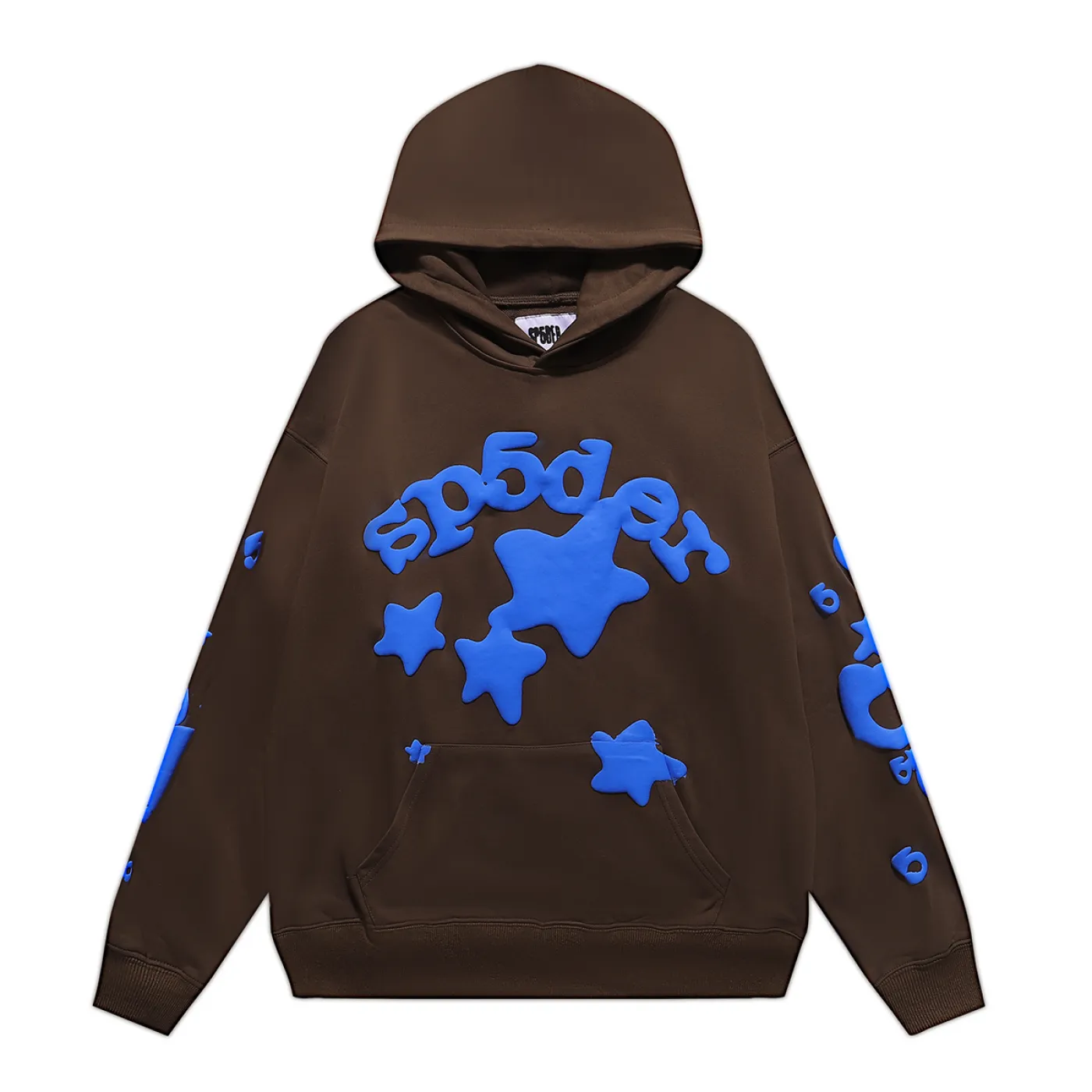 Sp5der Beluga Hoodie & Sweatpant Set Brown