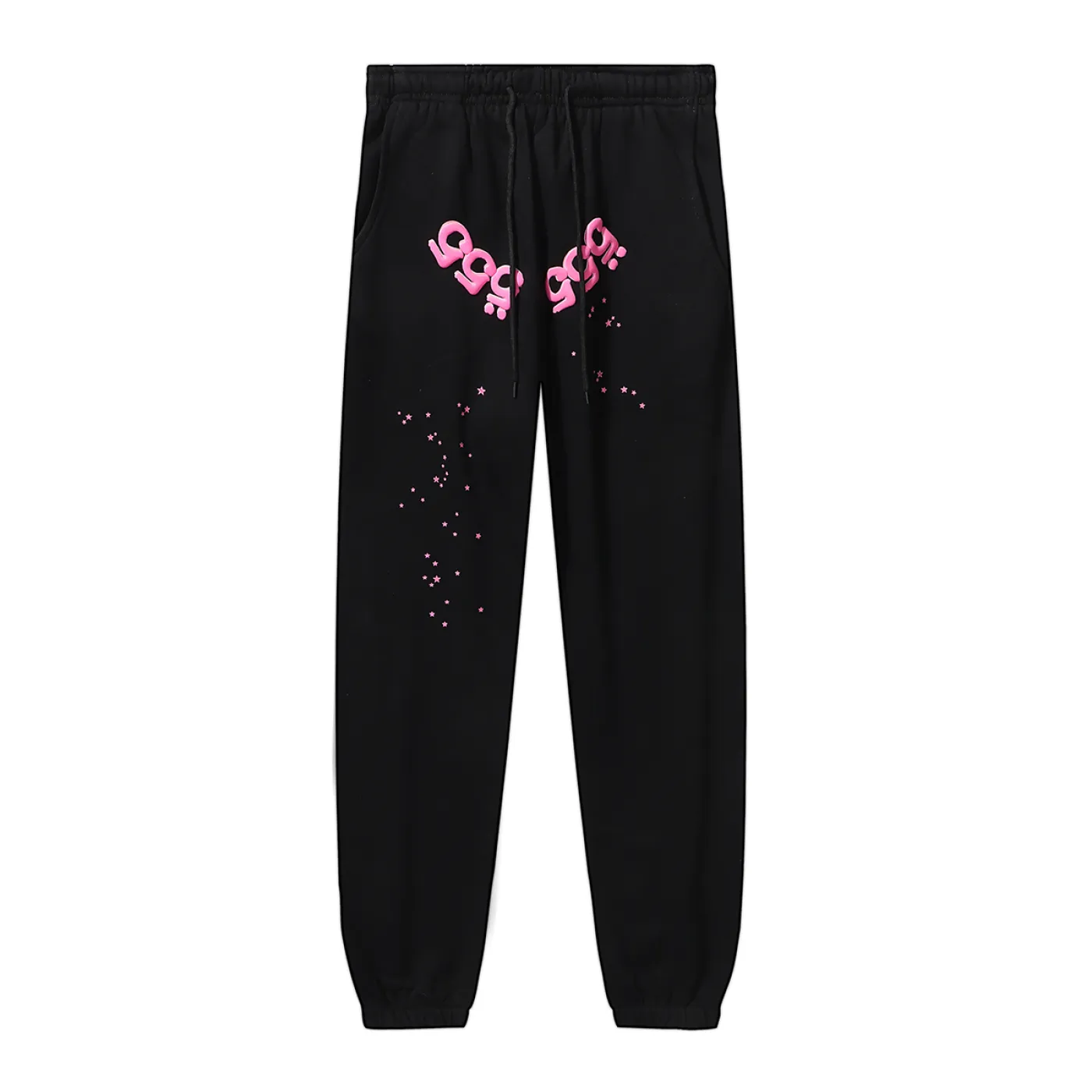 Sp5der Angel Number Hoodie & Sweatpant Set Black