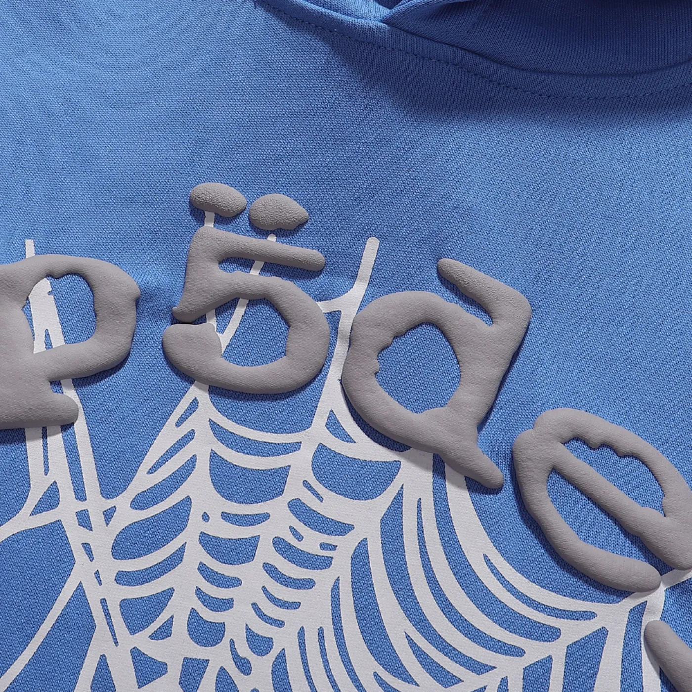 Sp5der OG Web V2 Hoodie & Sweatpant Set Dusty Blue