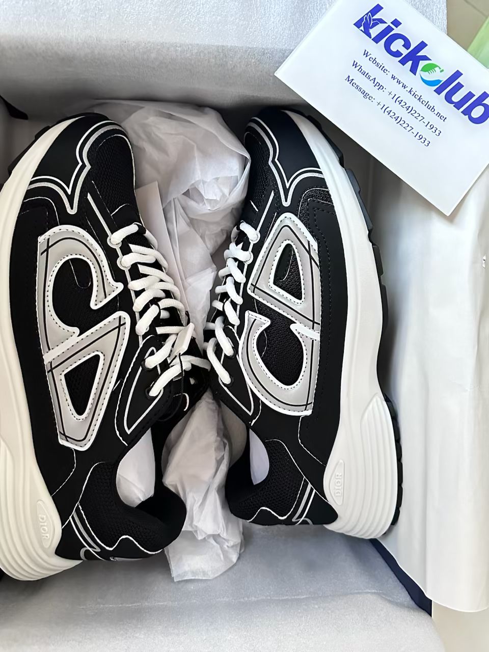 Dior Light Grey B30 Sneakers Black Coffee Color 3SN279ZND-H969