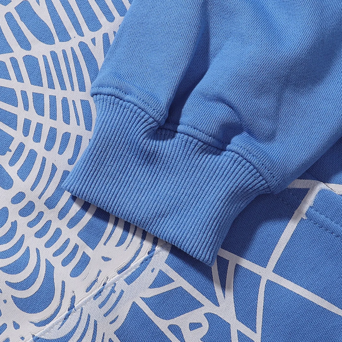 Sp5der OG Web V2 Hoodie & Sweatpant Set Dusty Blue