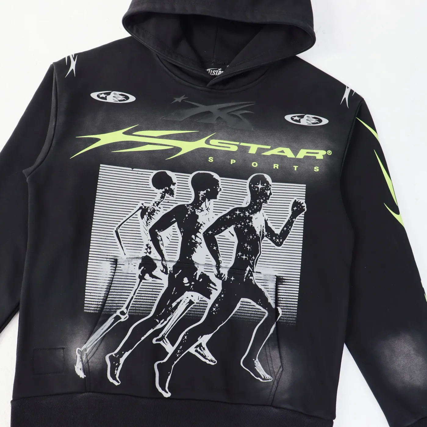 Hellstar Sports Hoodie & Sweatpants Set Black Green