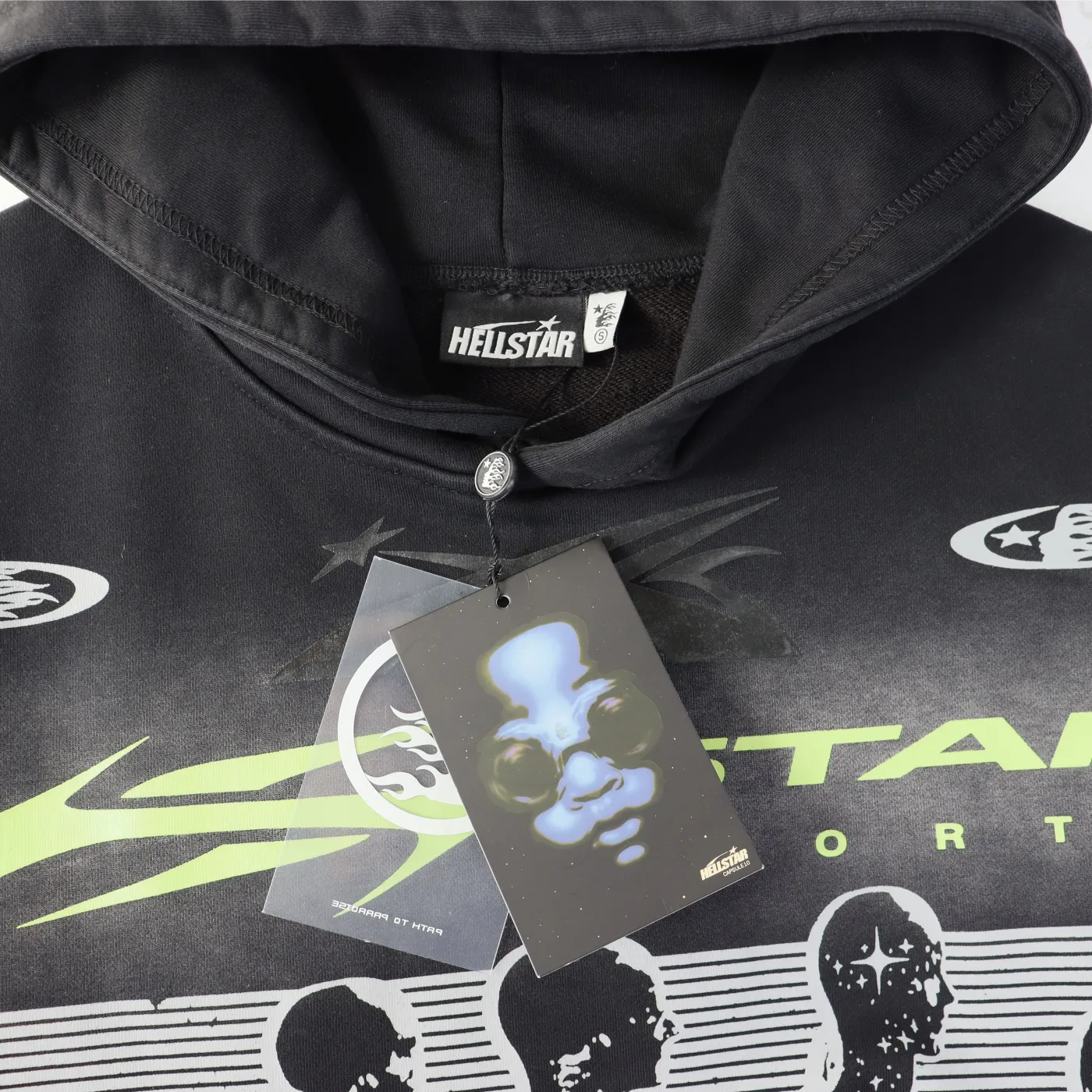 Hellstar Sports Hoodie & Sweatpants Set Black Green