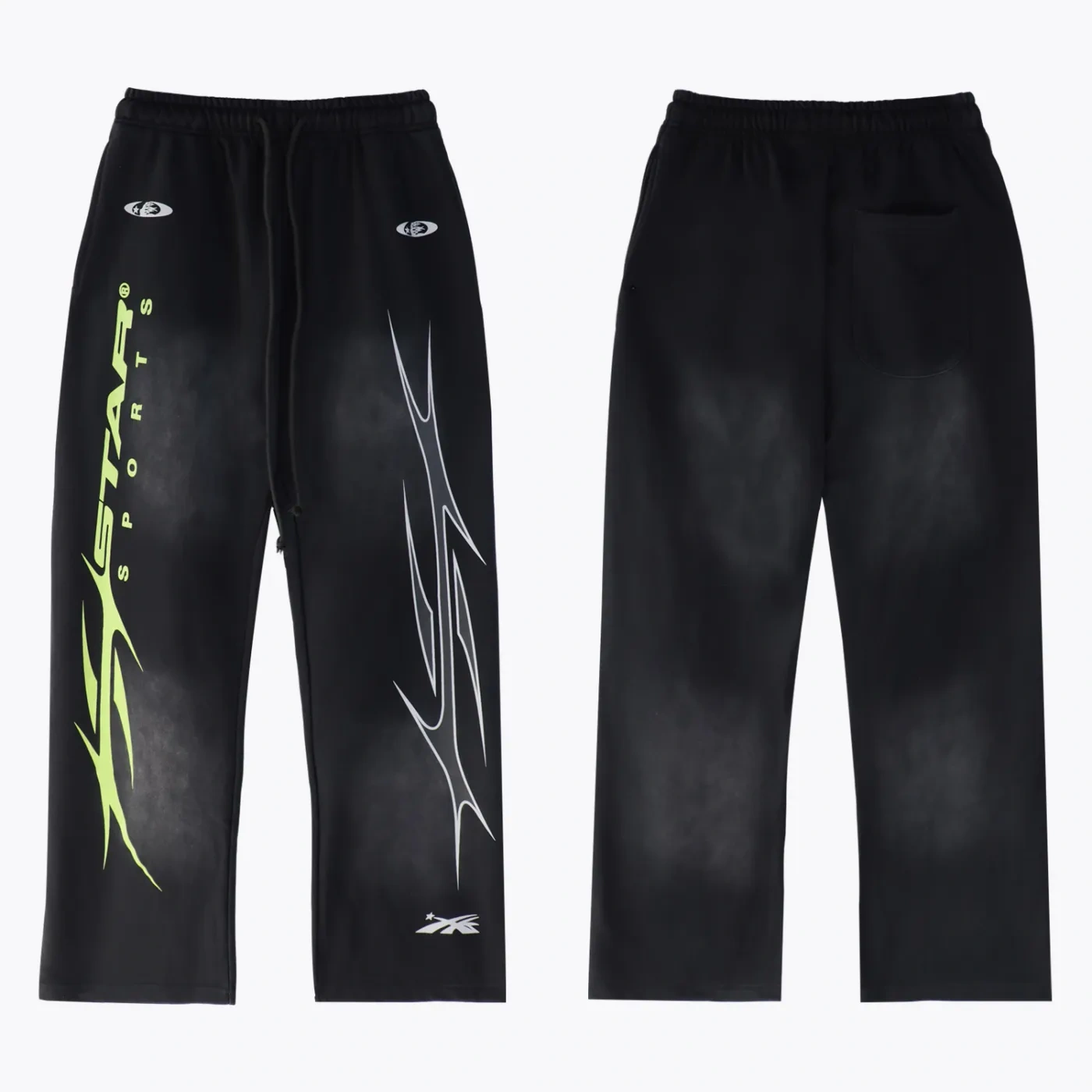 Hellstar Sports Hoodie & Sweatpants Set Black Green