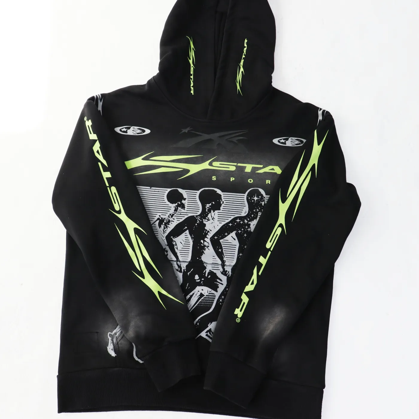 Hellstar Sports Hoodie & Sweatpants Set Black Green