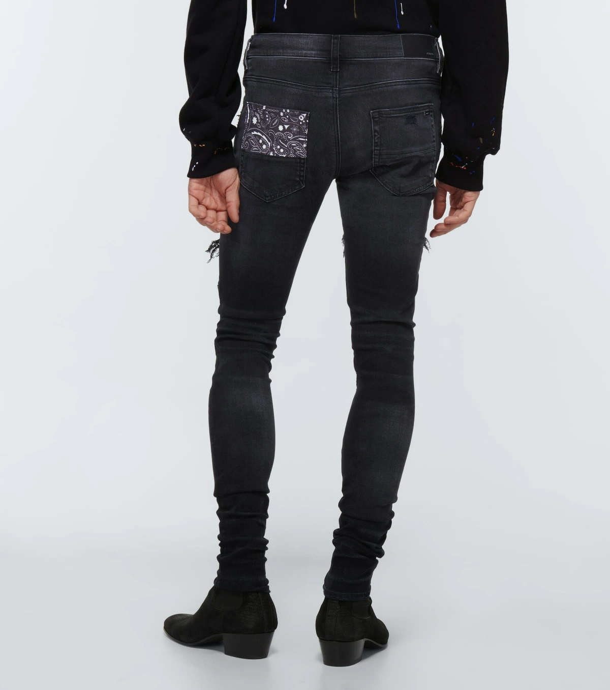 Amiri Bandana Artpatch Jeans