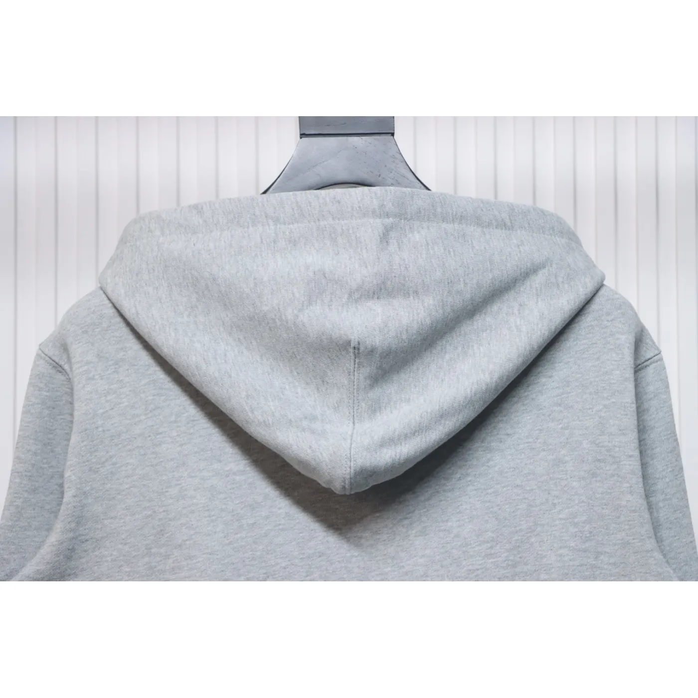 Stone Island Classic Logo Sleeve Patch Zipper Hoodie Gray