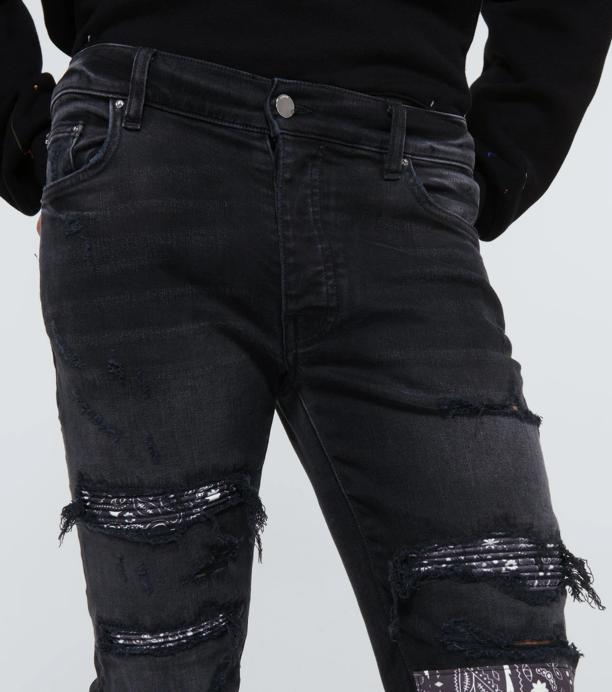 Amiri Bandana Artpatch Jeans