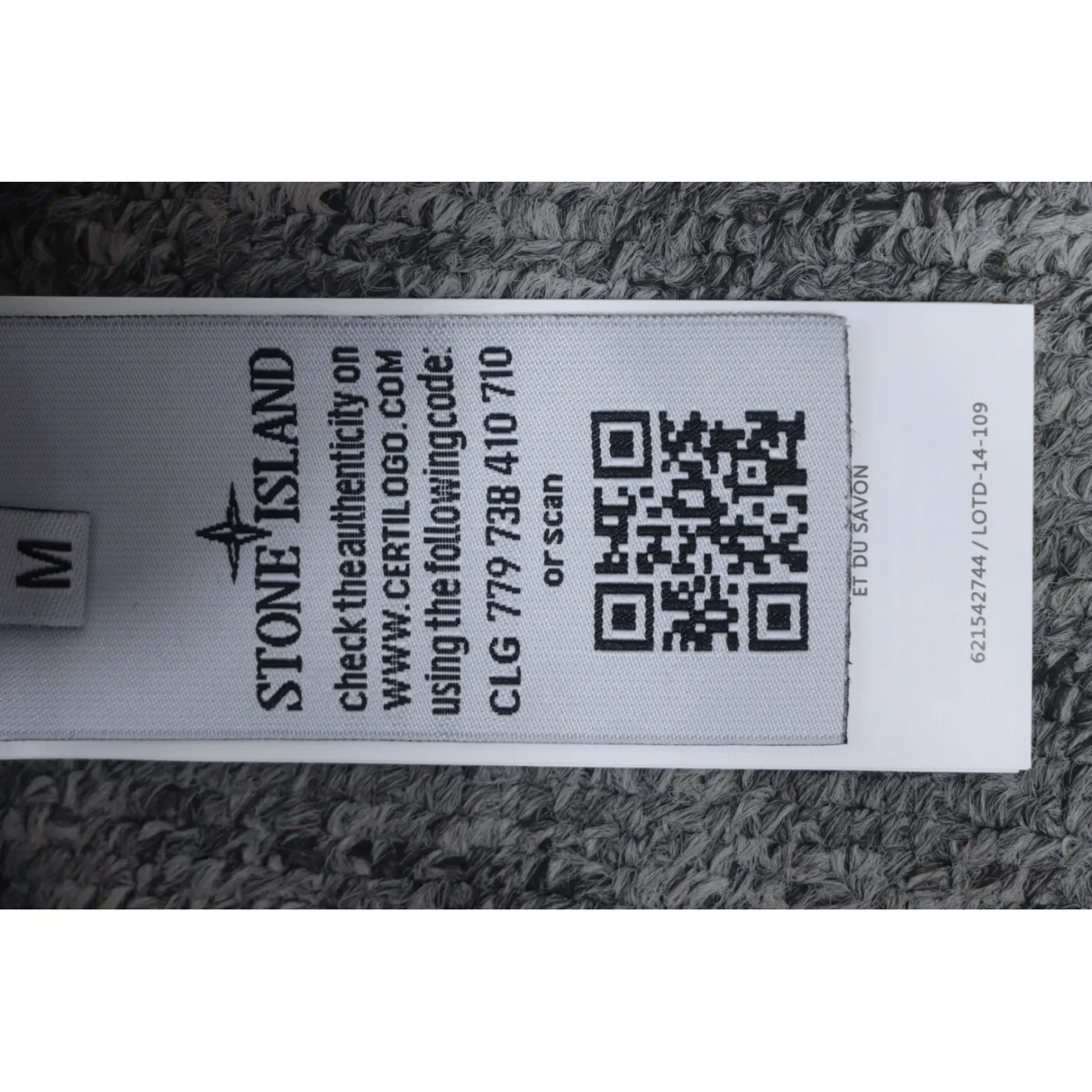 Stone Island Classic Logo Sleeve Patch Zipper Hoodie Gray