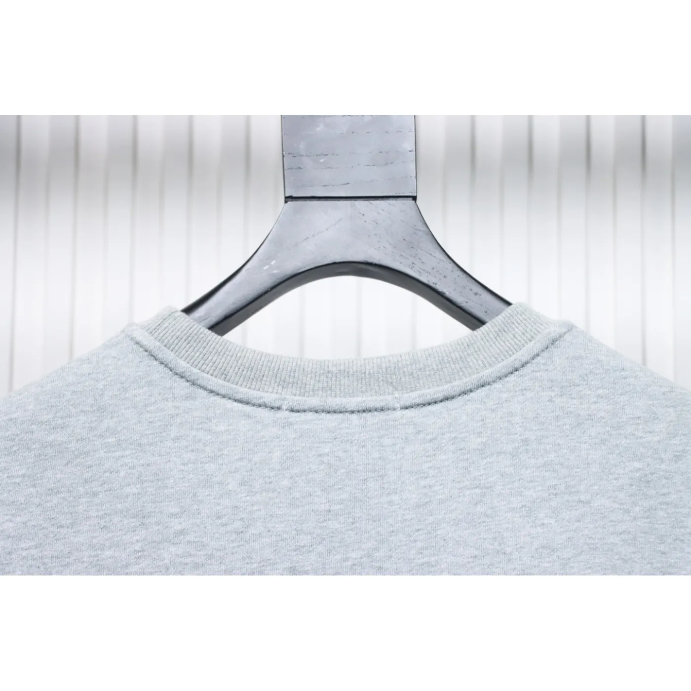 Stone Island Classic Logo Sleeve Patch Crewneck Gray