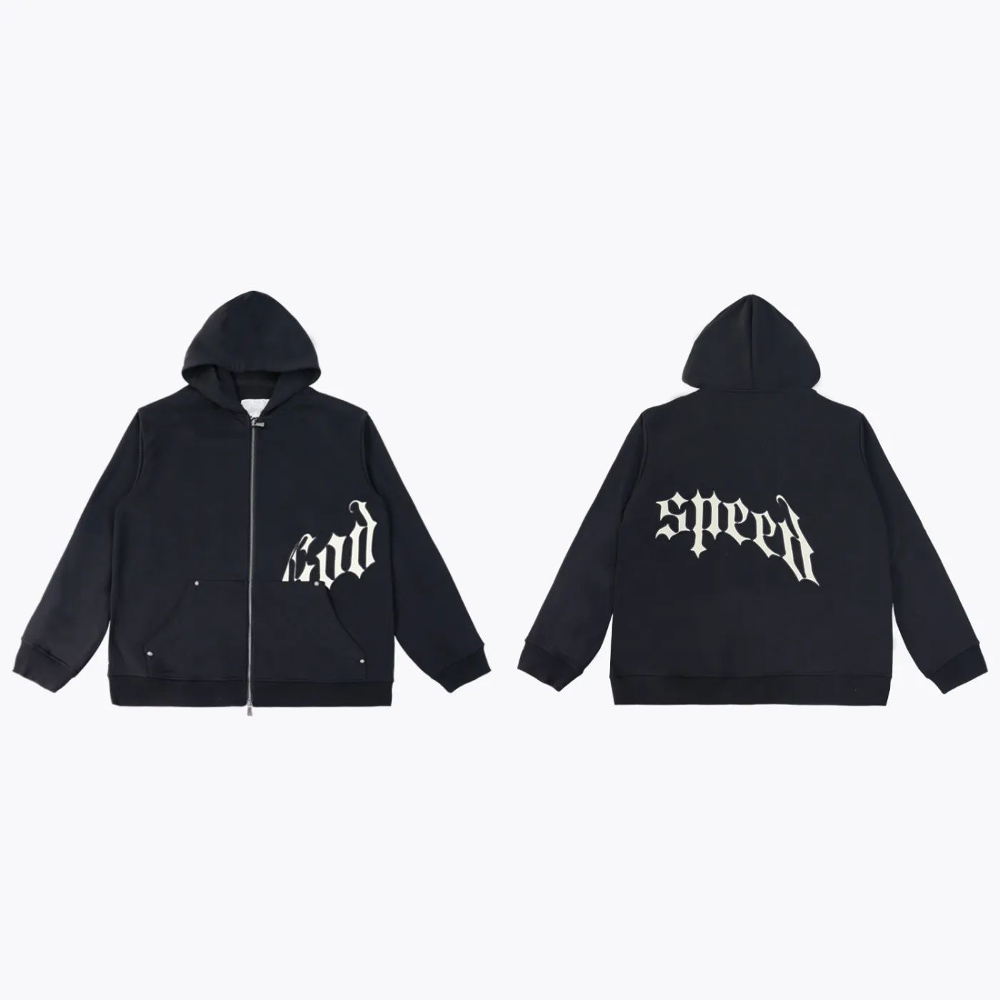 Godspeed OG Logo Sweatsuit Black White