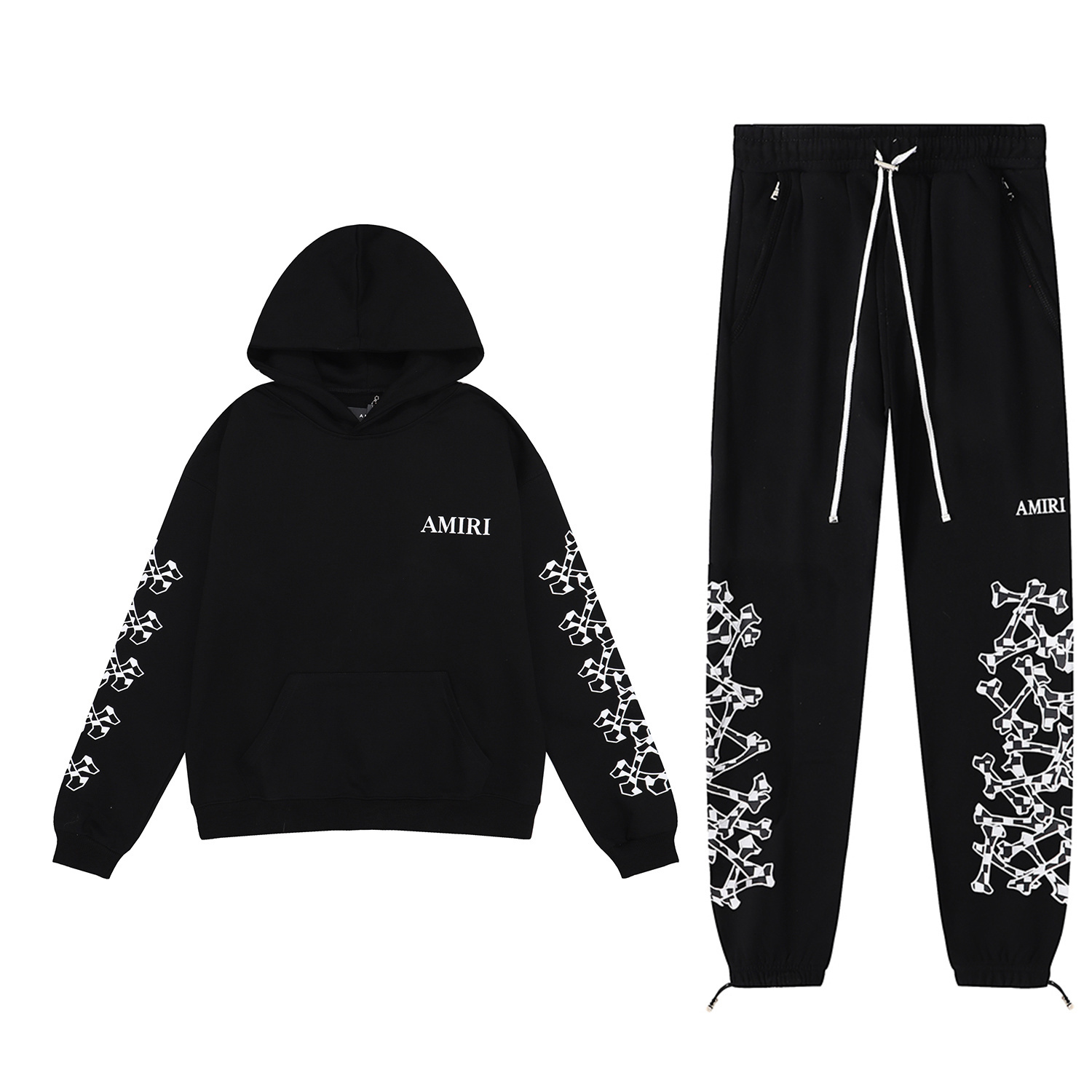 AMIRI Skull Cross Print Sweatsuit