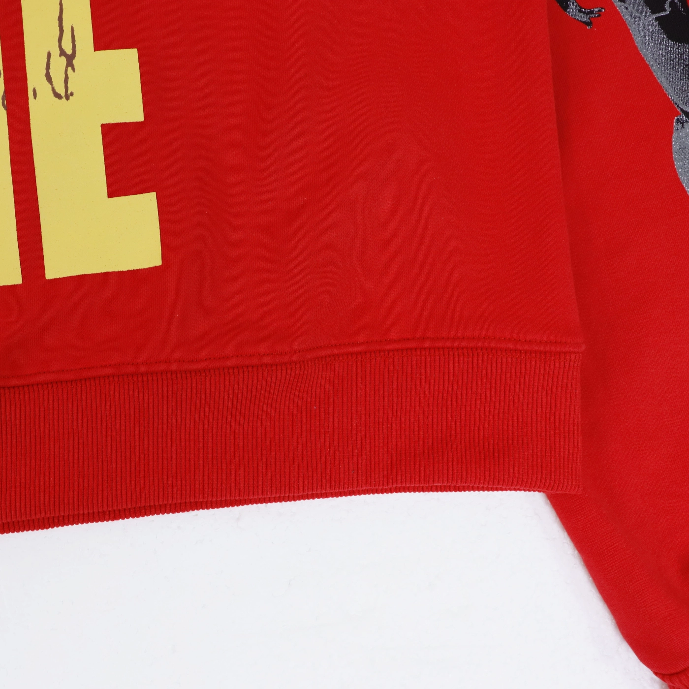 Godspeed Robot Print Hoodie Washed Red