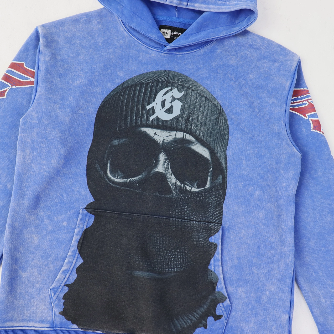 Godspeed Balaclava Szn Hoodie Washed Blue