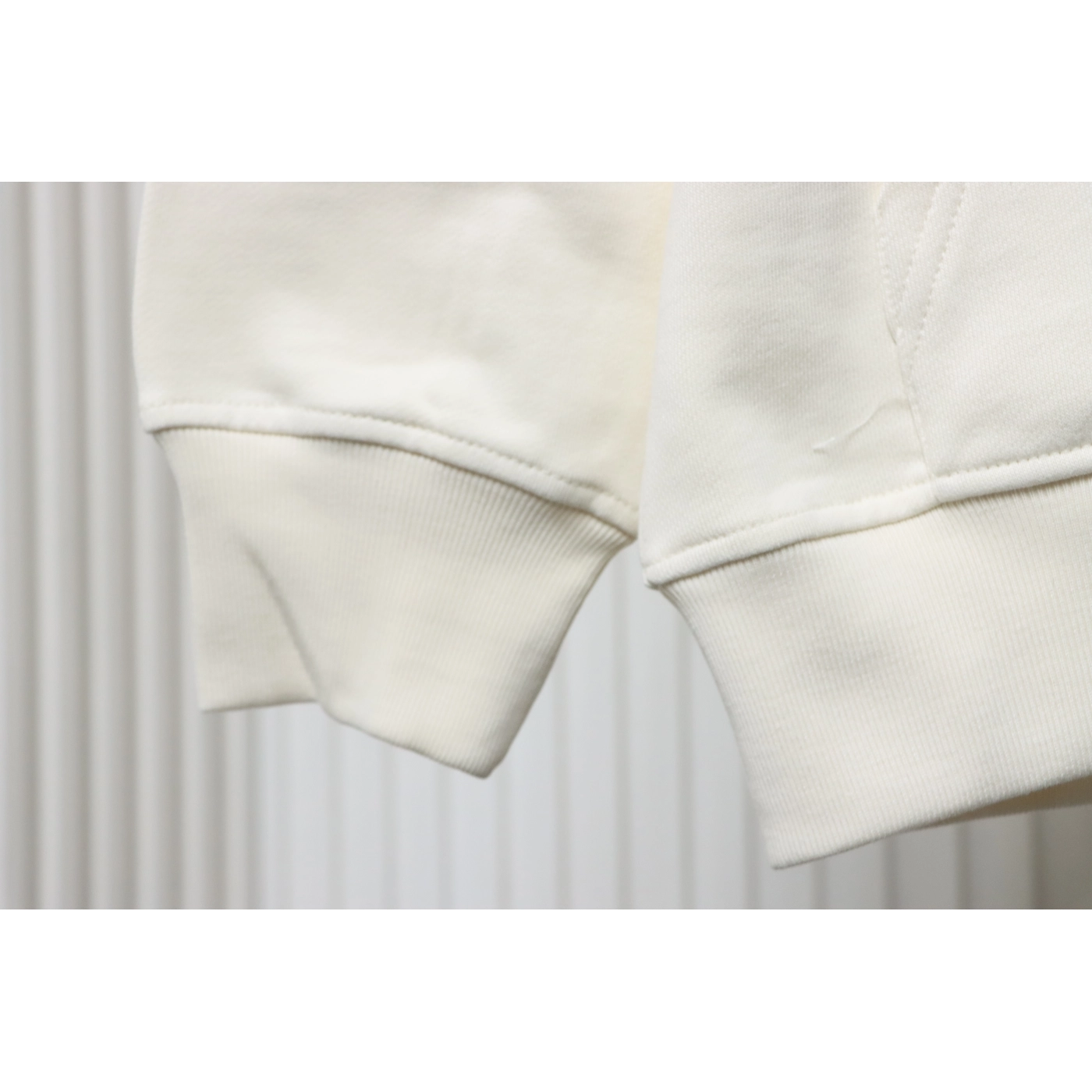 Gucci Musical Note Signature Logo Letter Embroidered Hoodie Apricot