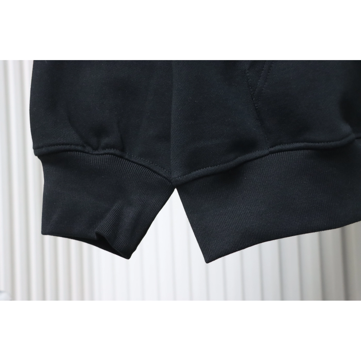 Gucci Musical Note Signature Logo Letter Embroidered Hoodie Black