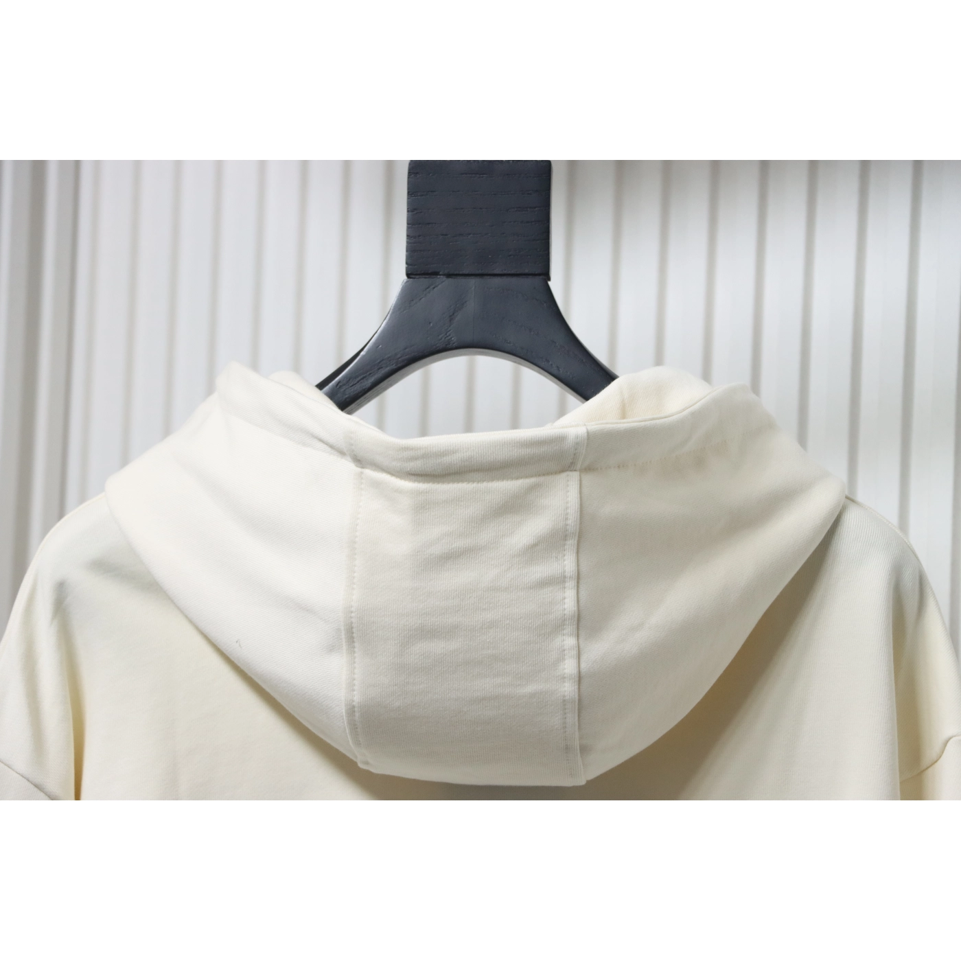 Gucci Musical Note Signature Logo Letter Embroidered Hoodie Apricot